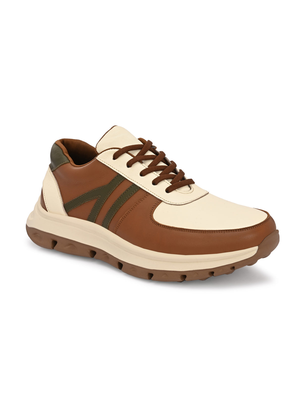 DRIFT Premium Leather Lace-Up Sneakers