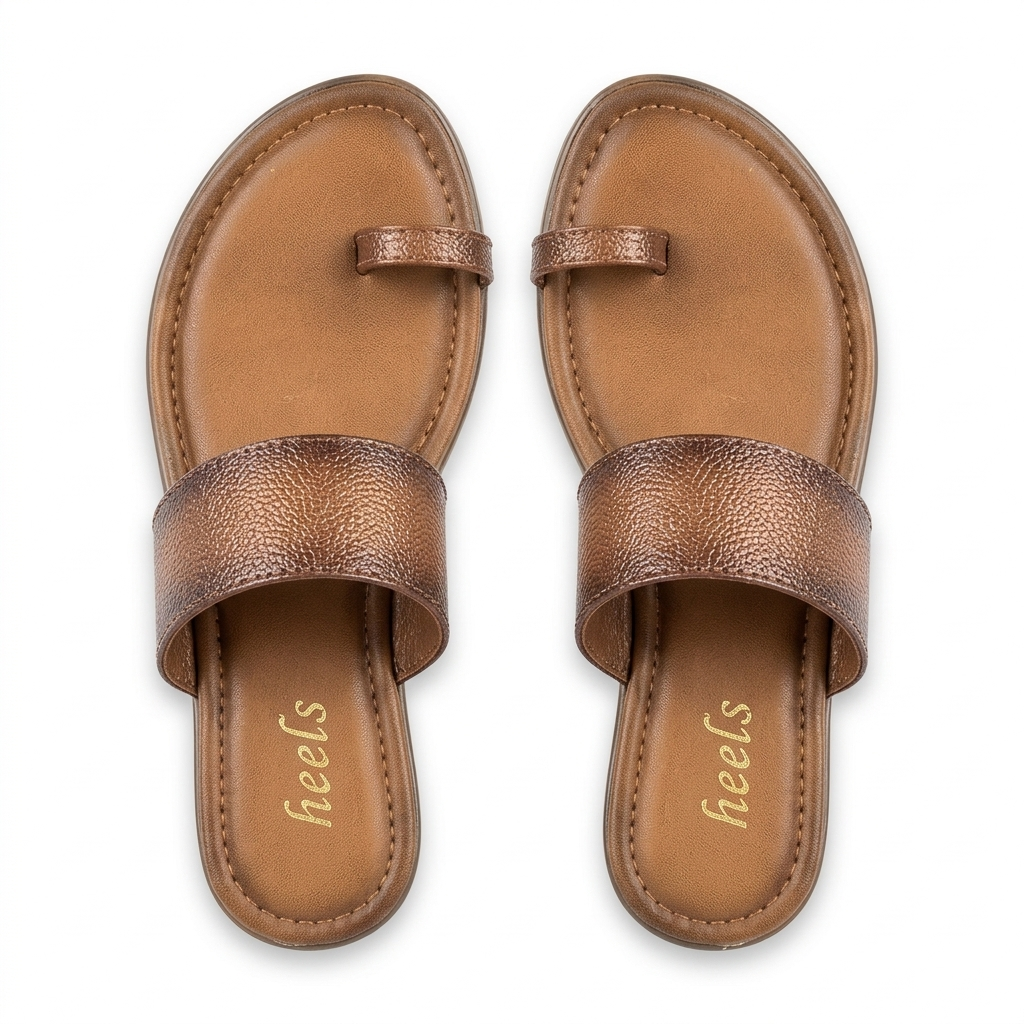 Welma Thumb Strap Leather Summer Slippers