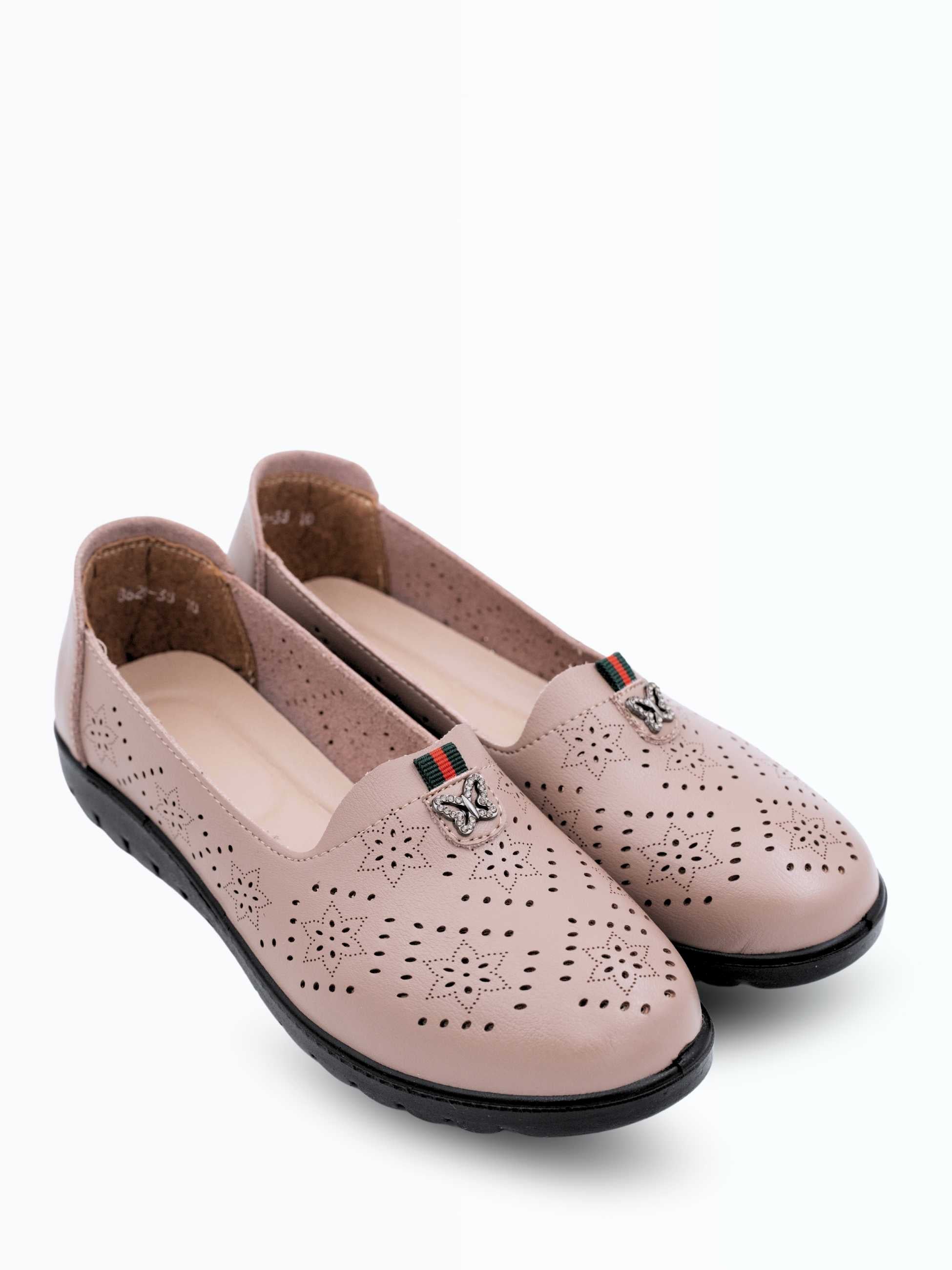 Esme Perforated Cushioned Loafers