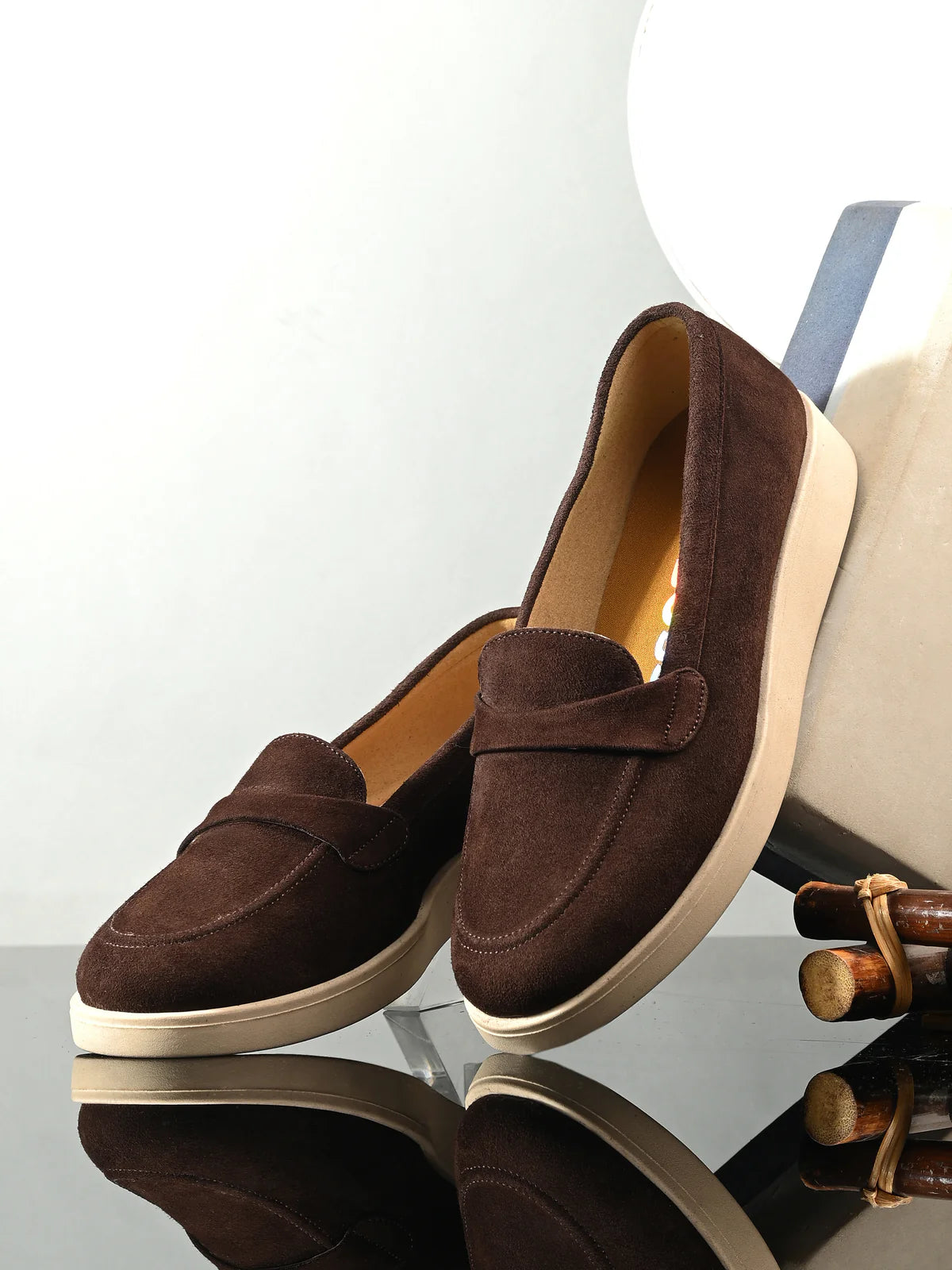 Carlita Suede Leather Loafers