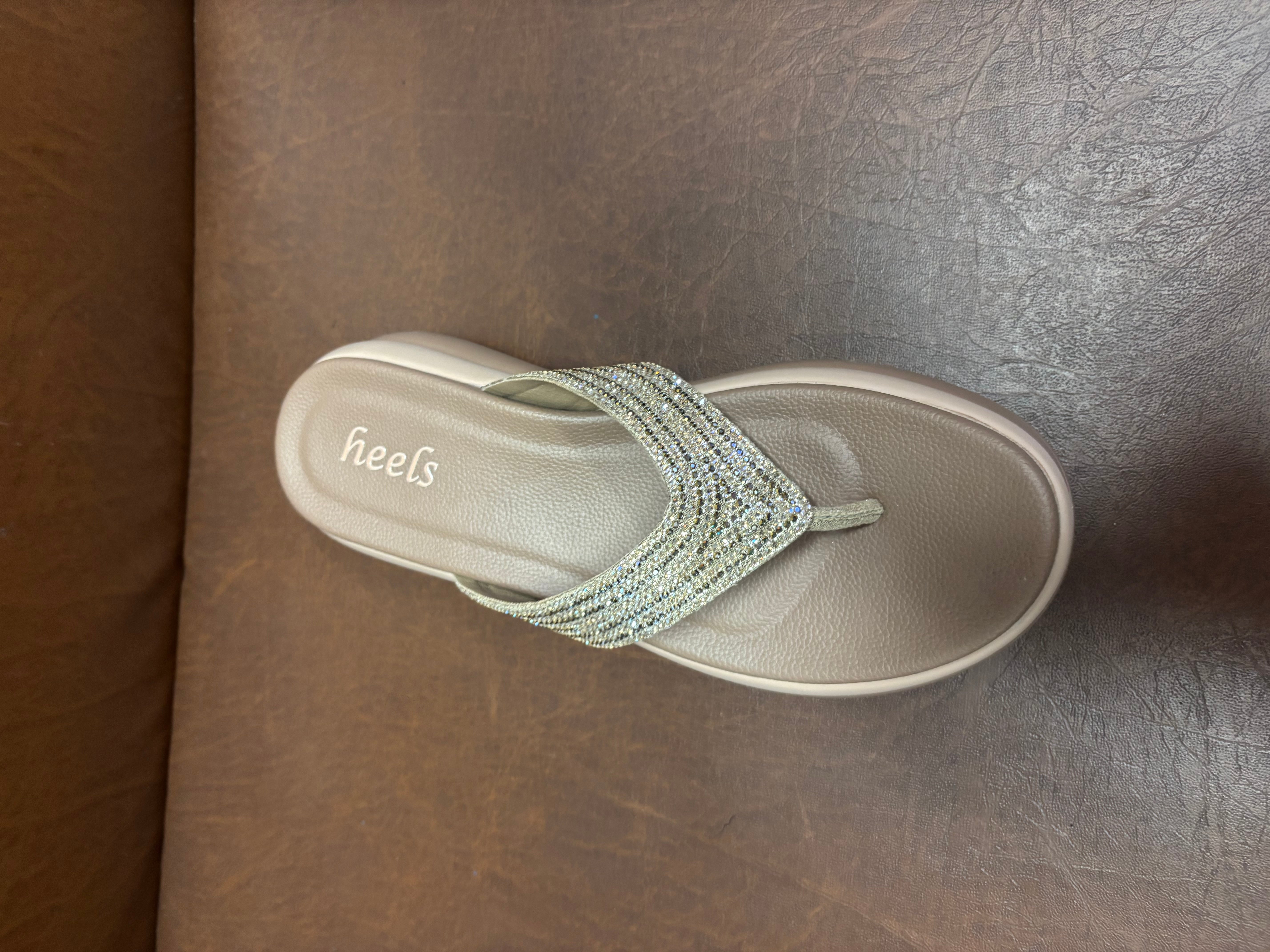 Emily 2.0 Chunky Cushion Bling Slippers