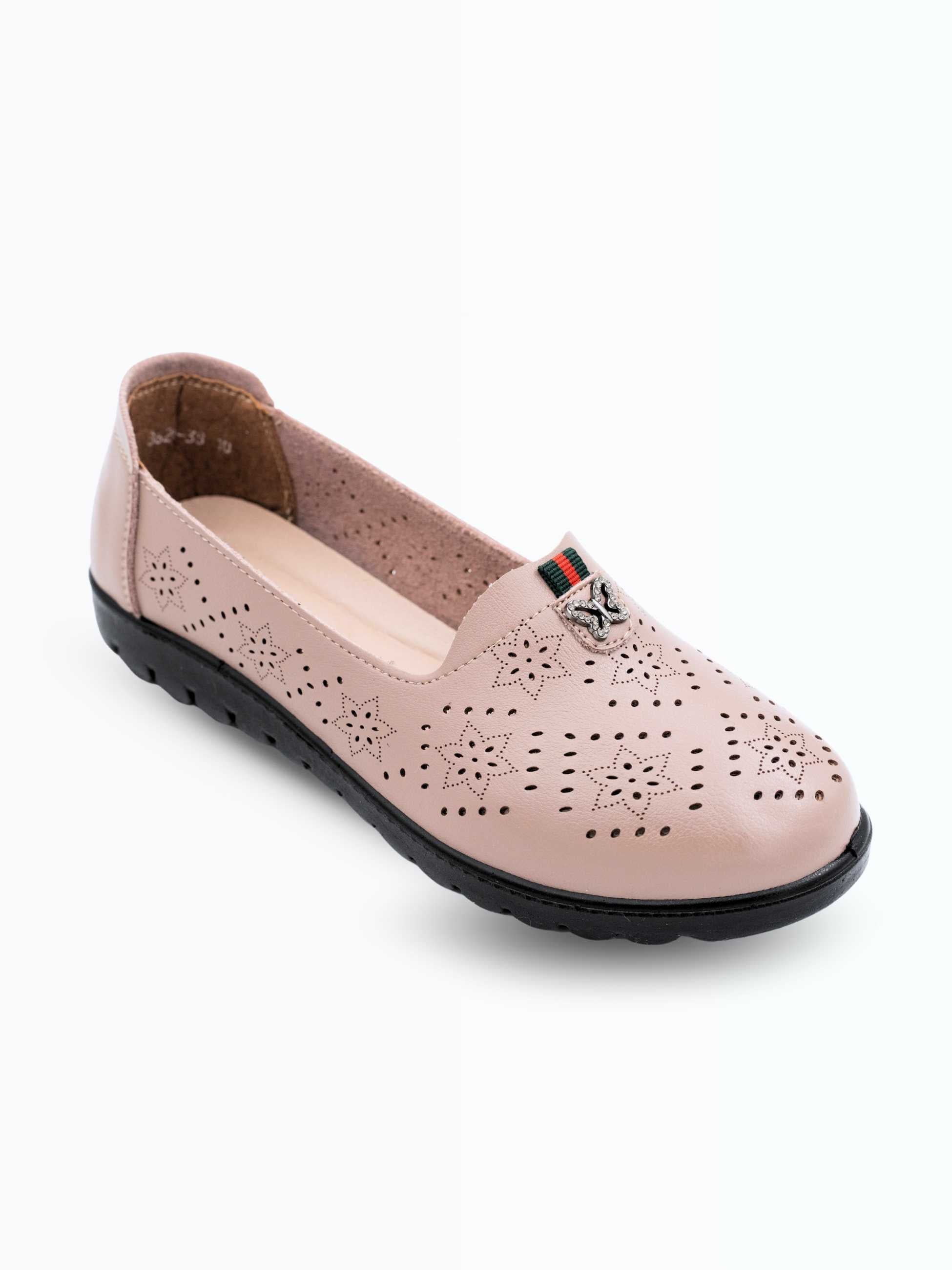 Esme Perforated Cushioned Loafers
