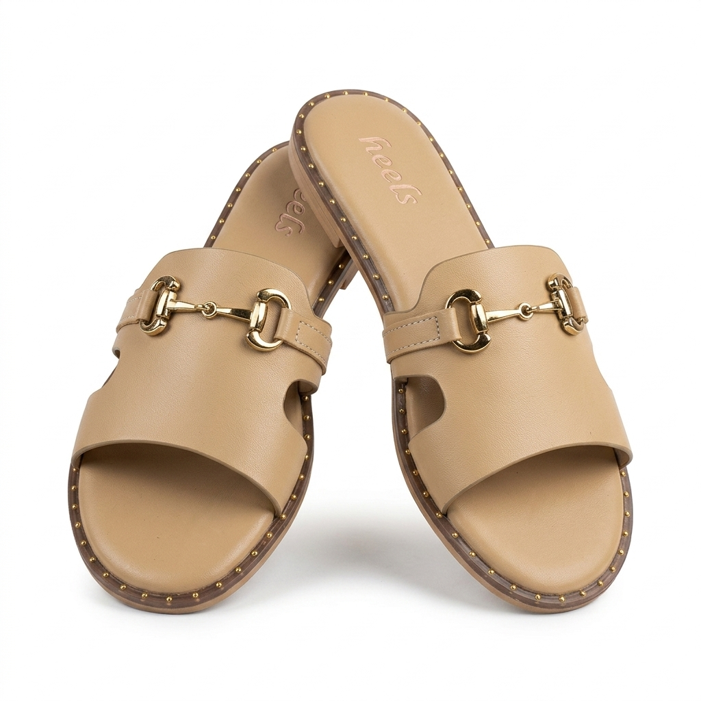 Fenny Cushioned Buckled Summer Sliders