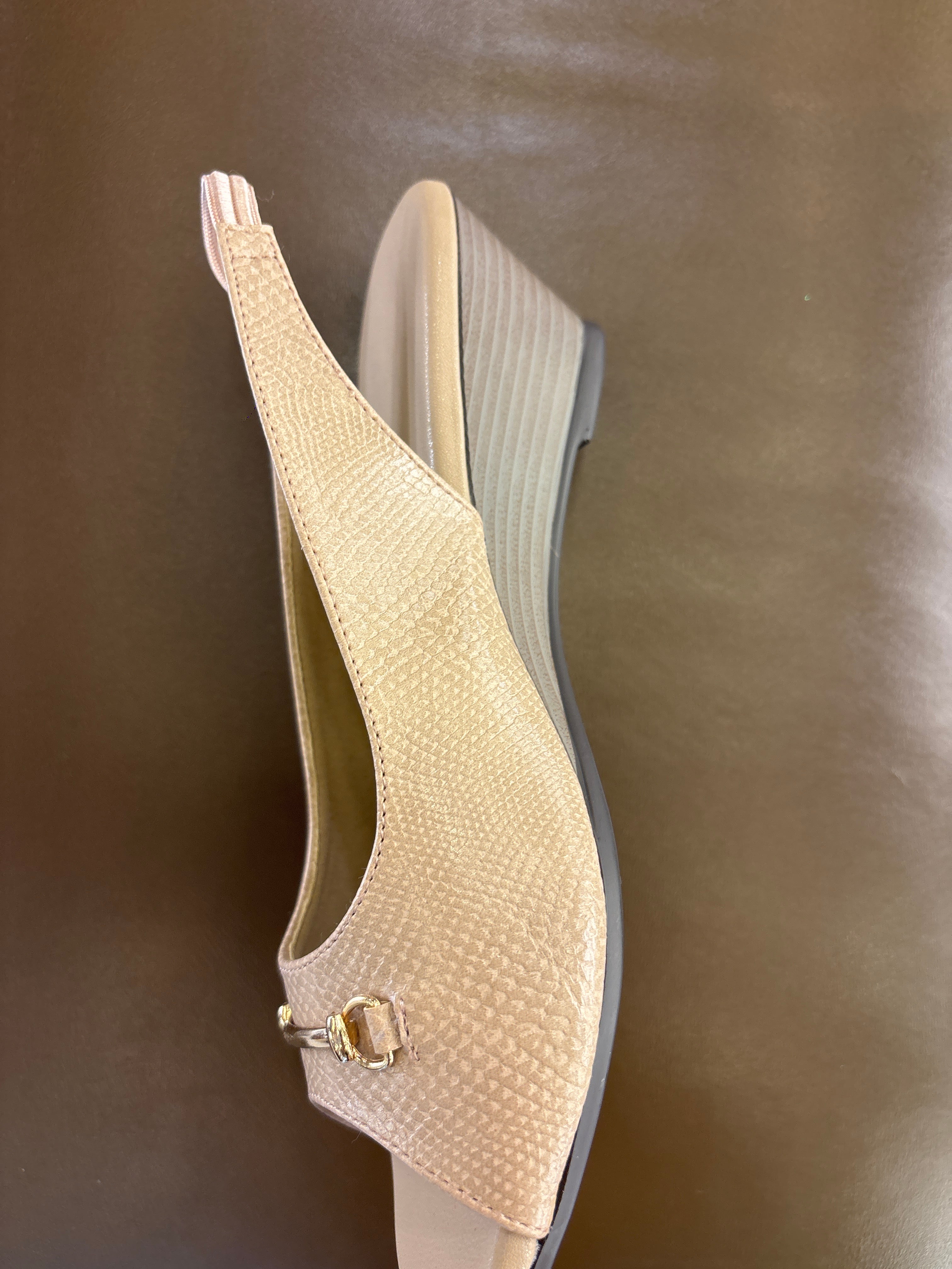 Antoine Wedge Heel Peep-toe Sandals