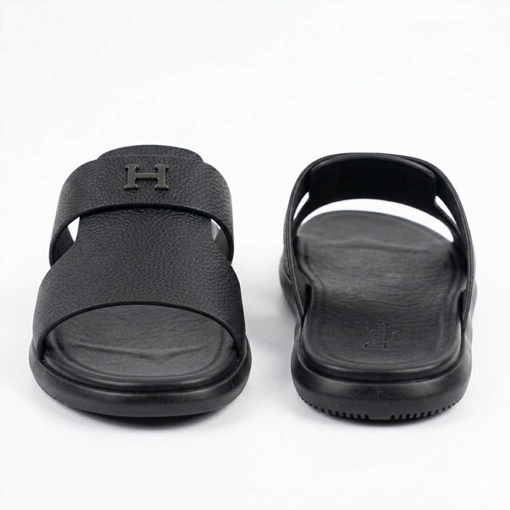 Edward Premium Leather Sliders