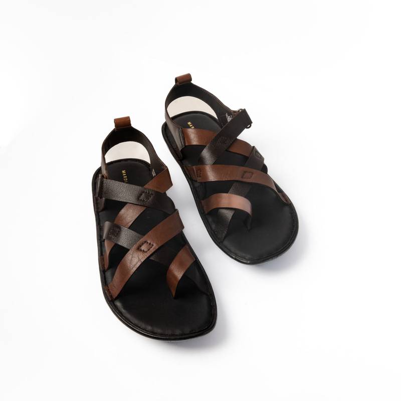 Jose Leather Criss Cross Sandals