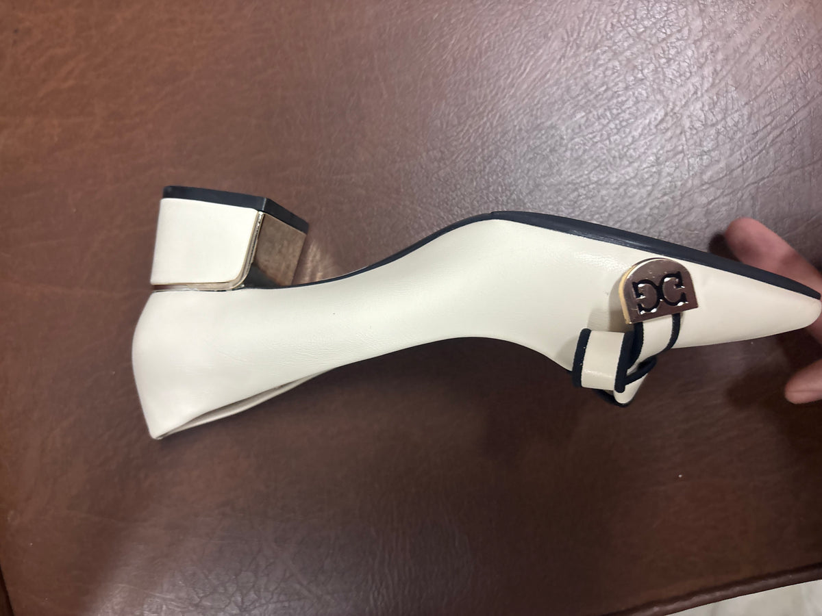Klara Knot Bow Block Heel Stilettoes
