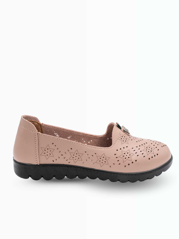 Esme Perforated Cushioned Loafers