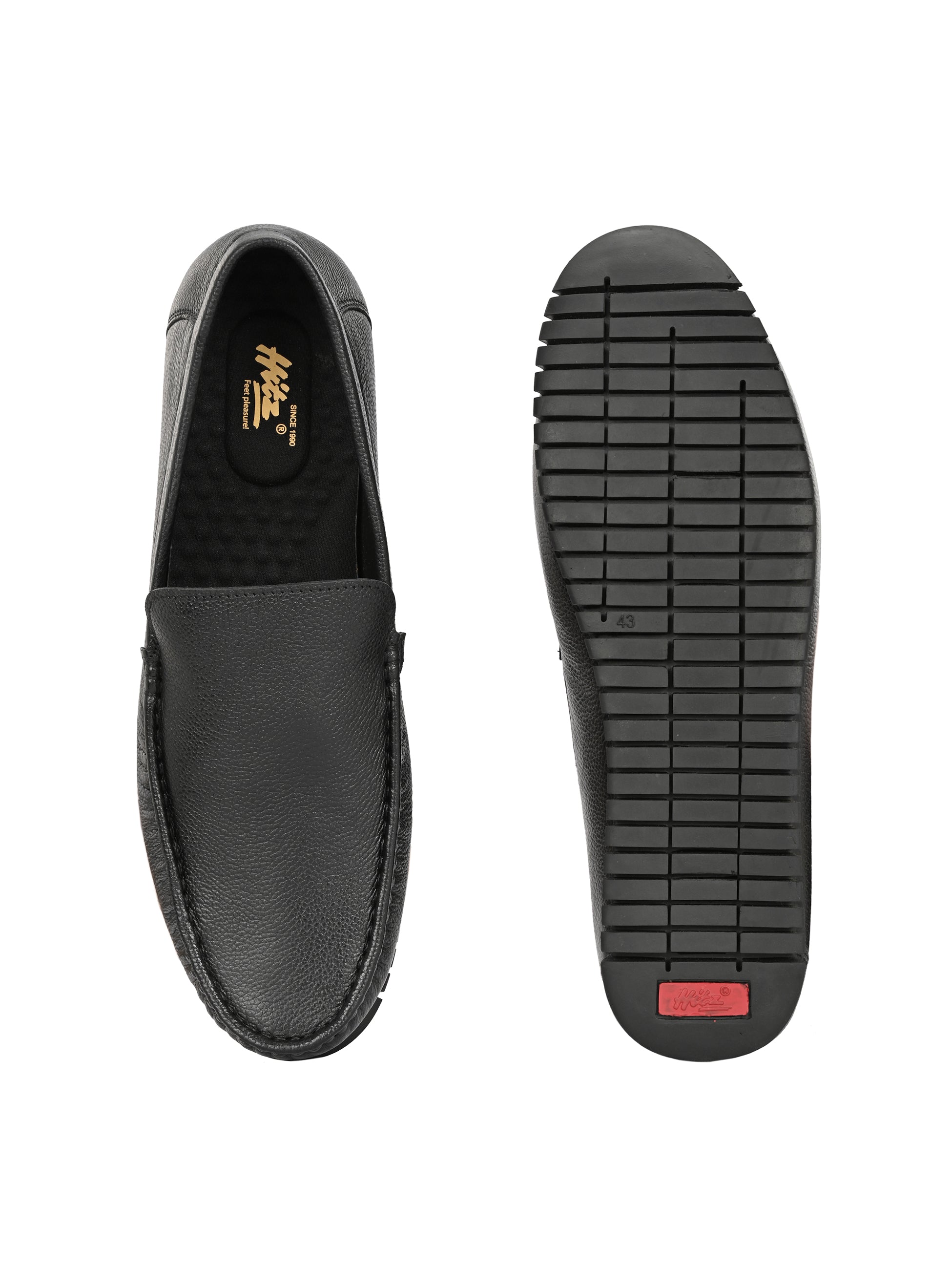 Ochre Leather Flexi Loafers