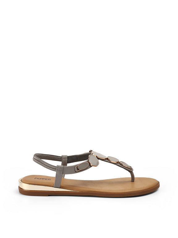 Gitano Flat Back Elastic Sandals