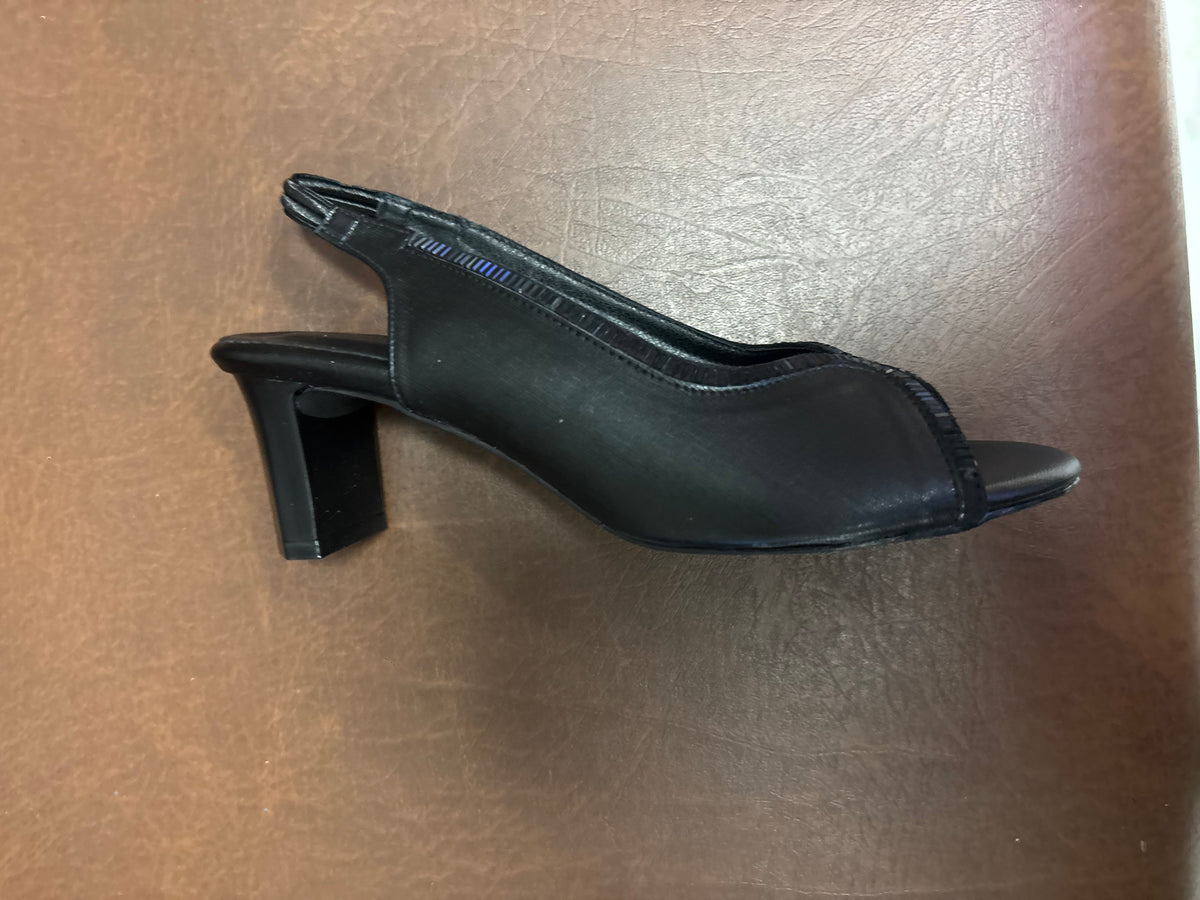 Anais Fancy Bling Peep Toe Block Heel Sandals