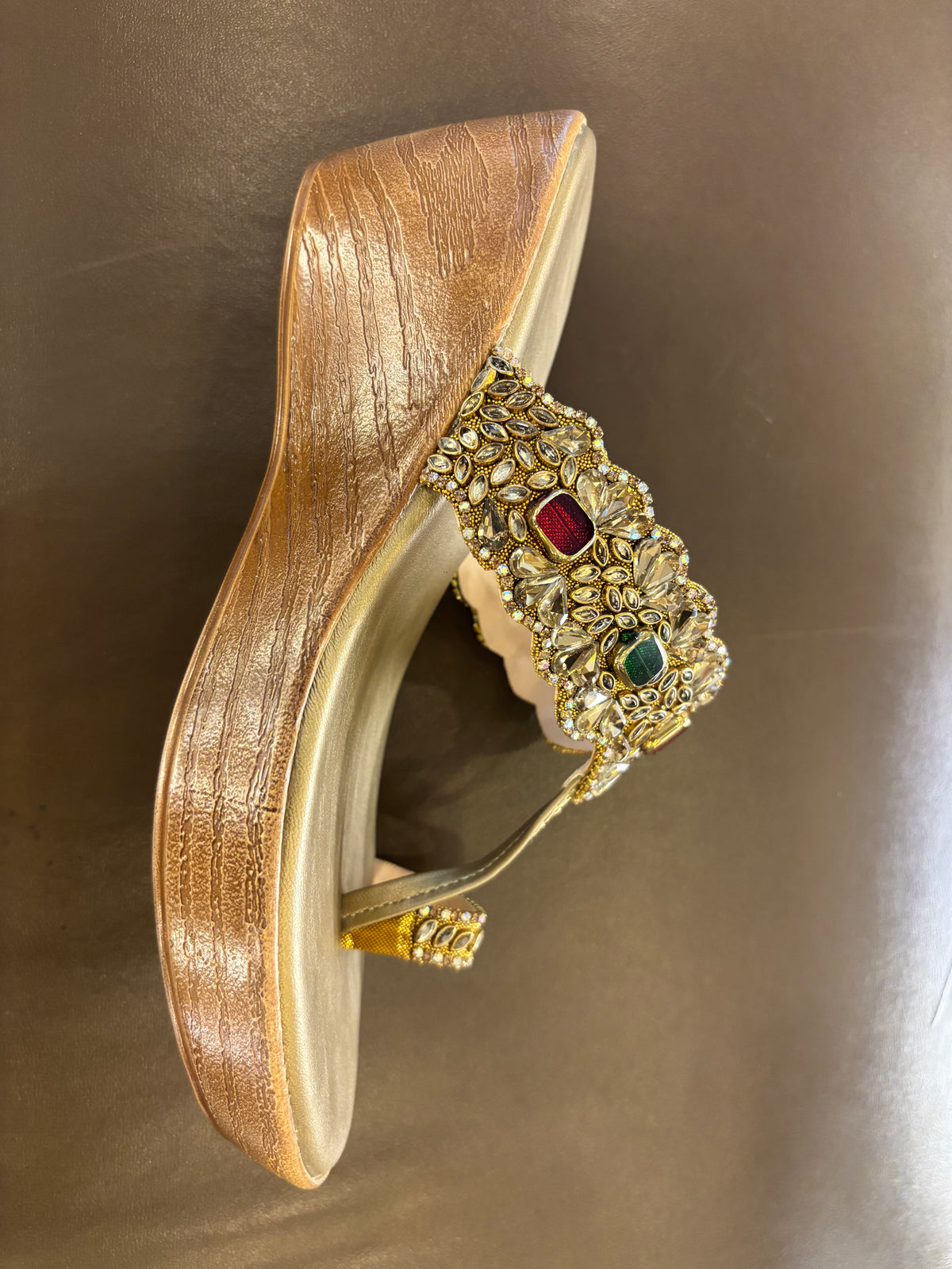 Noor Embellished Ethnic Fancy Wedge Heels