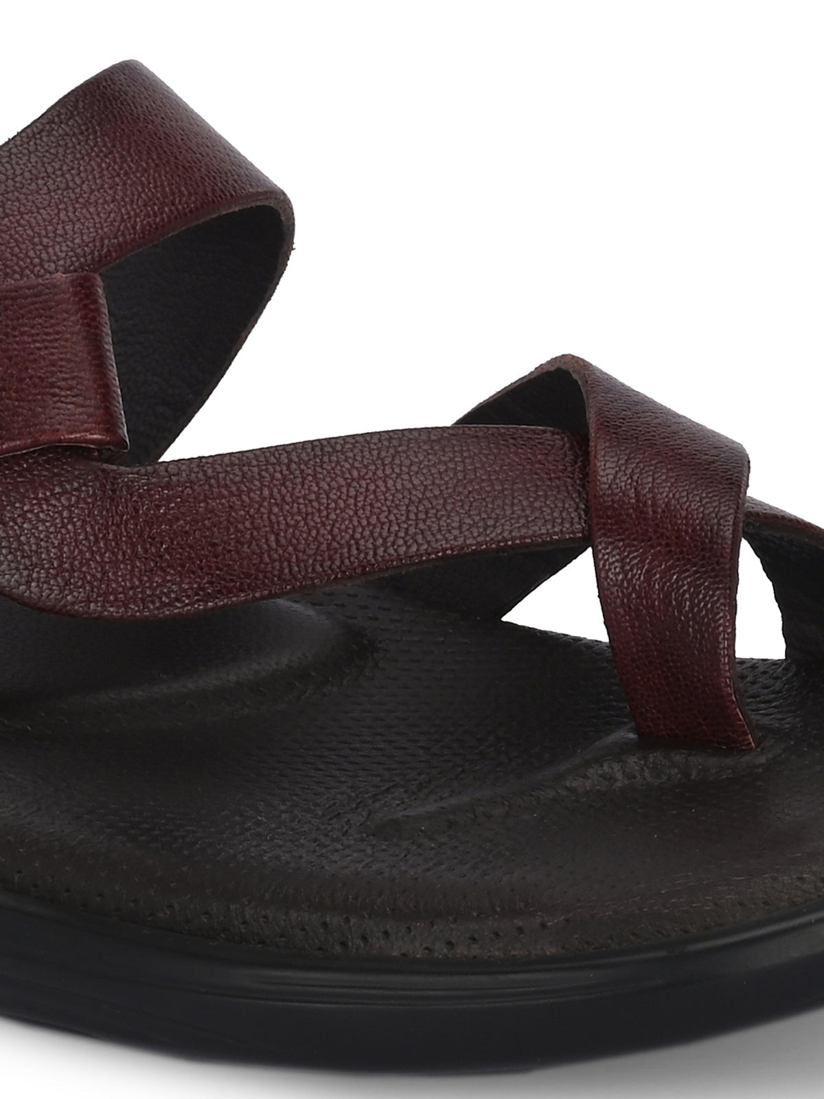 Cleo Cushion Leather Thumb Slippers - The Heels India