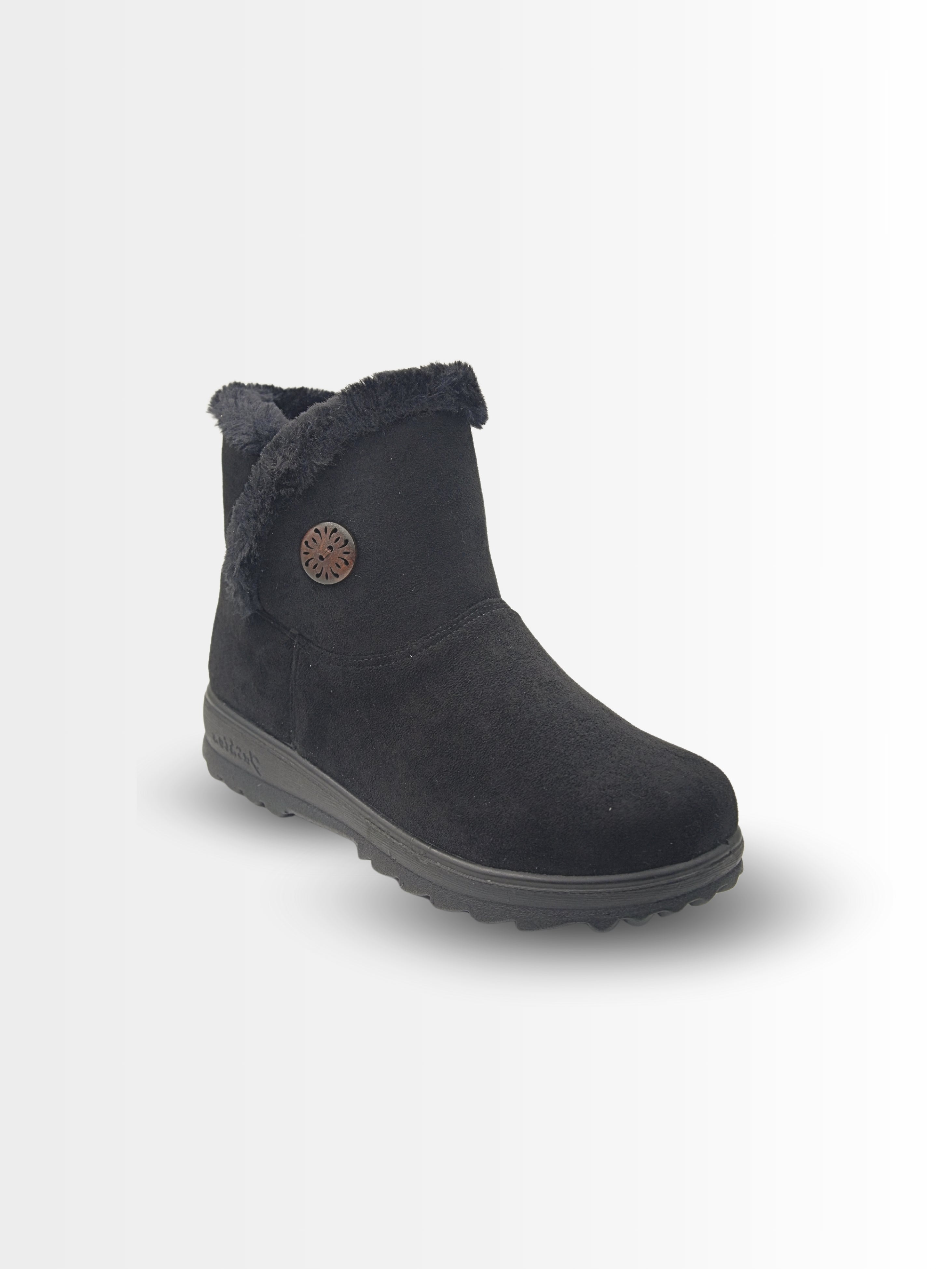 Belinda Suede Ankle Fur Boots