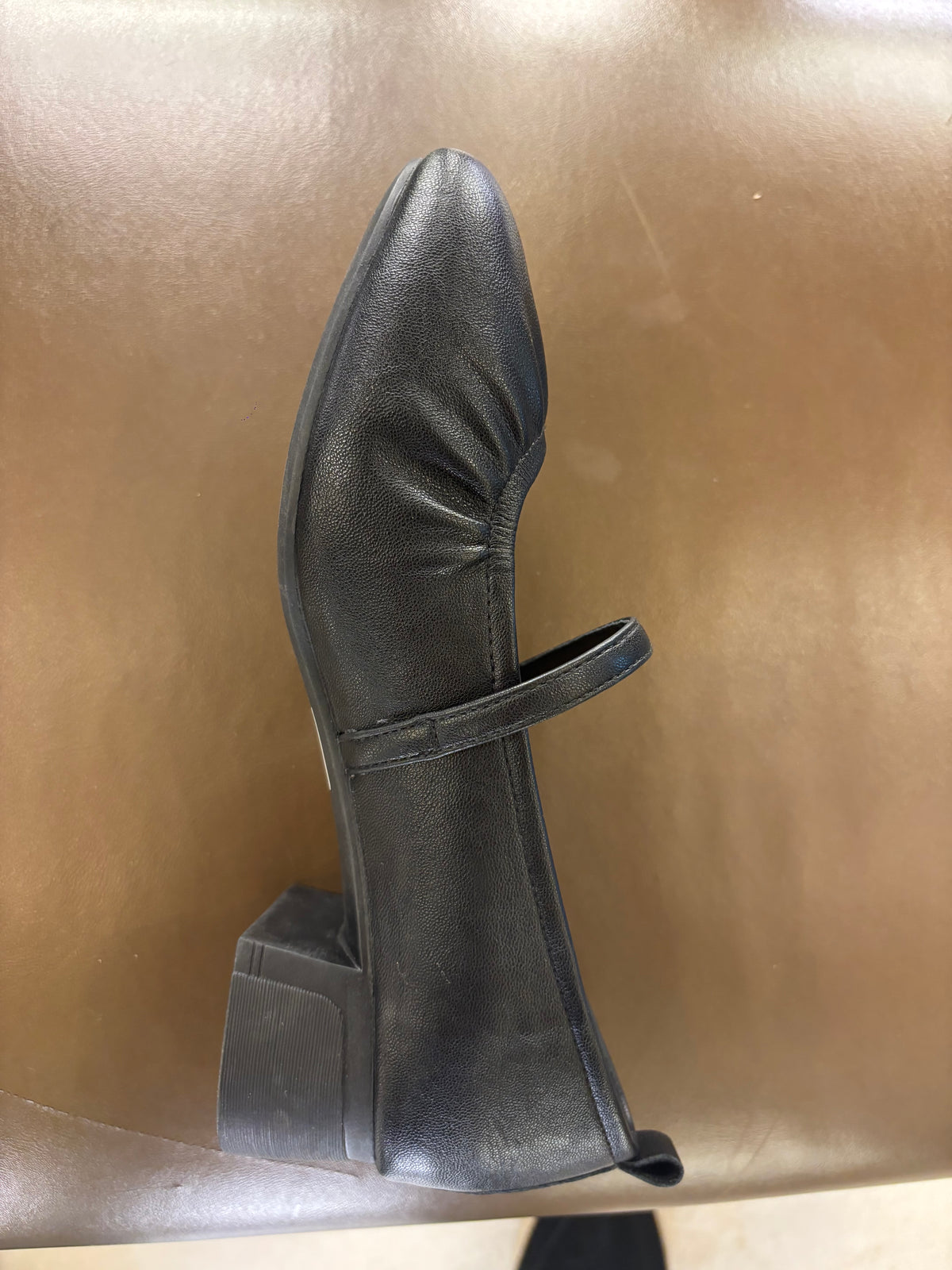 Carla Premium Mary Jane Block Heel Loafers