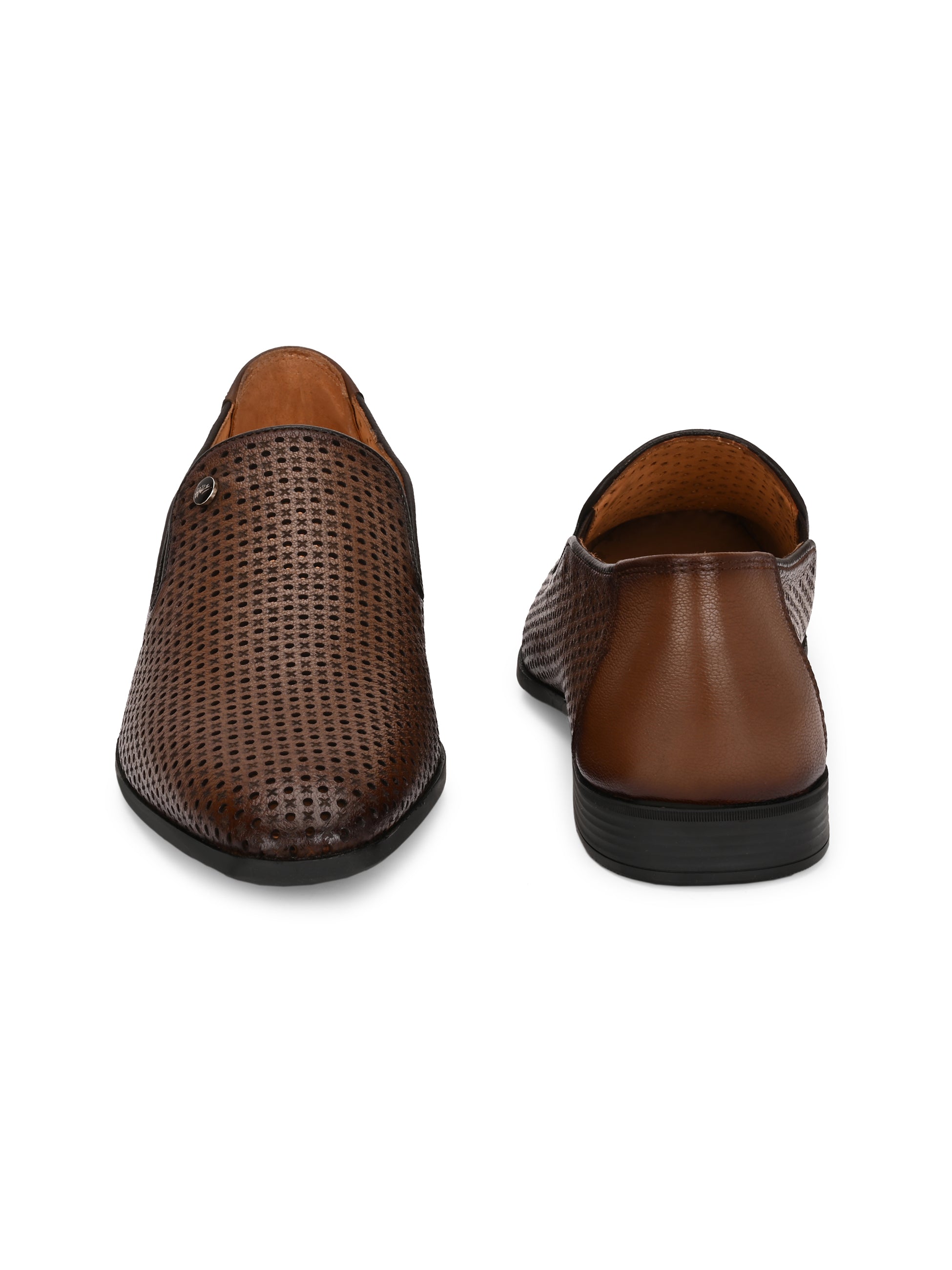 Kyros Perforated Leather Mocassins HT