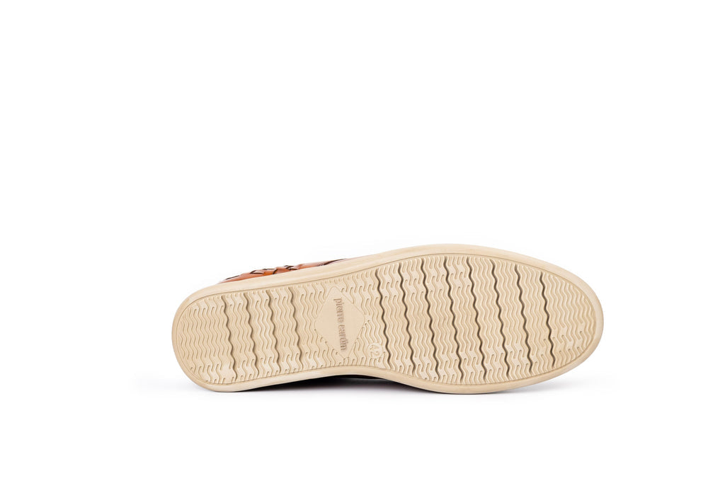 Marina Leather Weaved Lace Derby Shoes