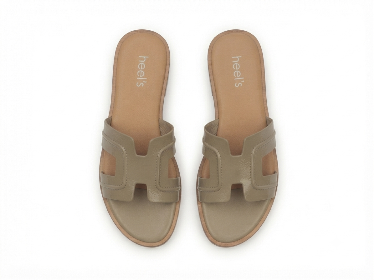 Nysa Cushioned Mid Heel Sliders