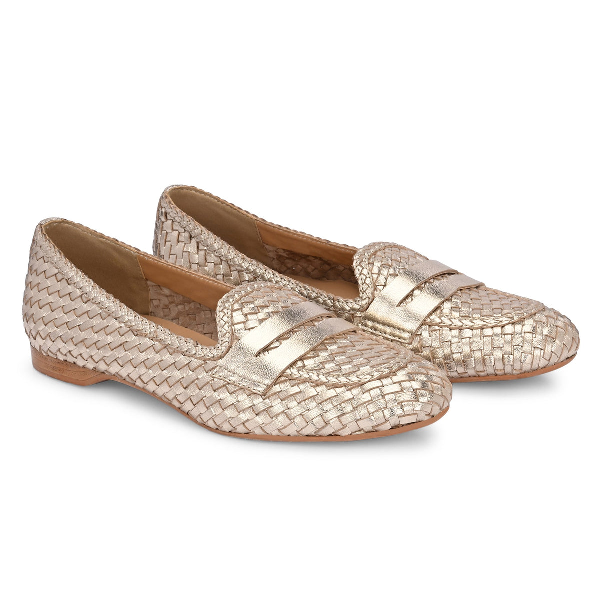 AURUM Handwoven Luxury Leather Loafers
