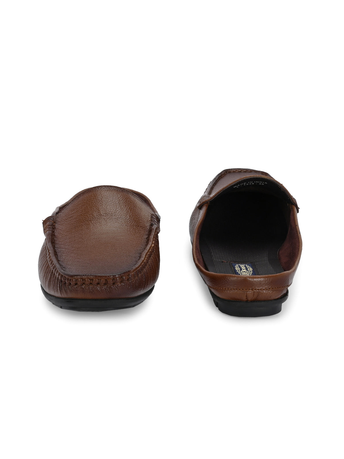Flint Leather Casual Slip-On Mules