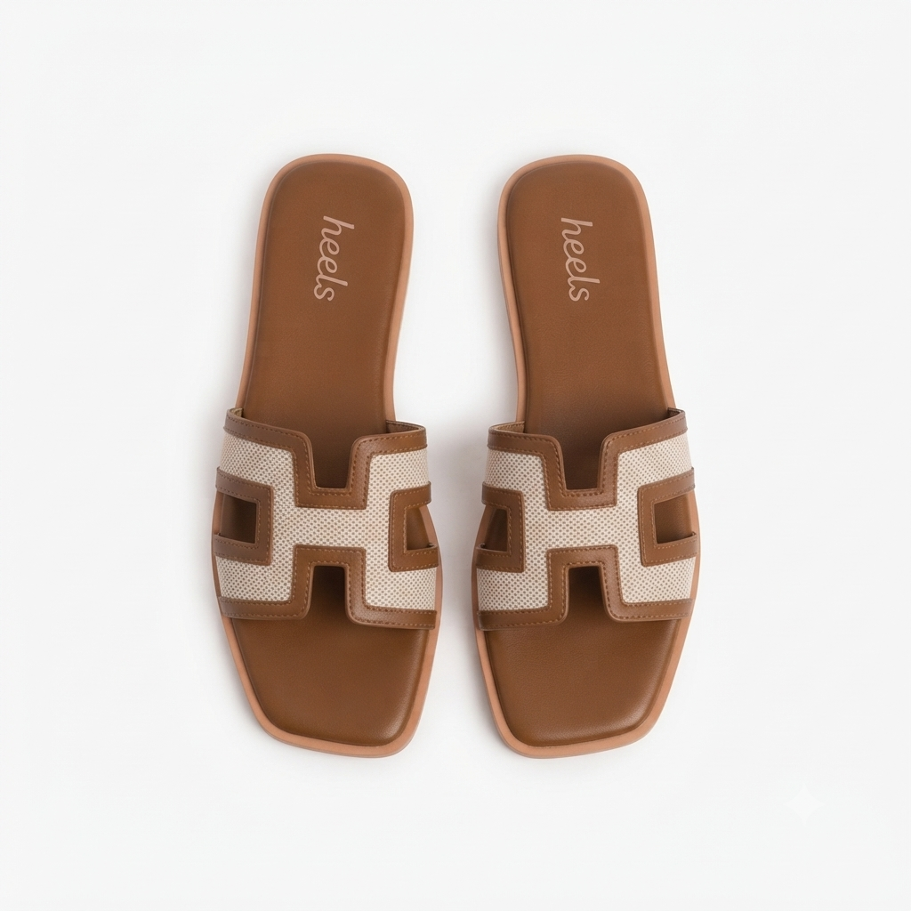 Portia H Cut Cushioned Summer Sliders