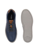 Zero Gravity 2.0 Mateo Blue Leather Lace-up Sneakers