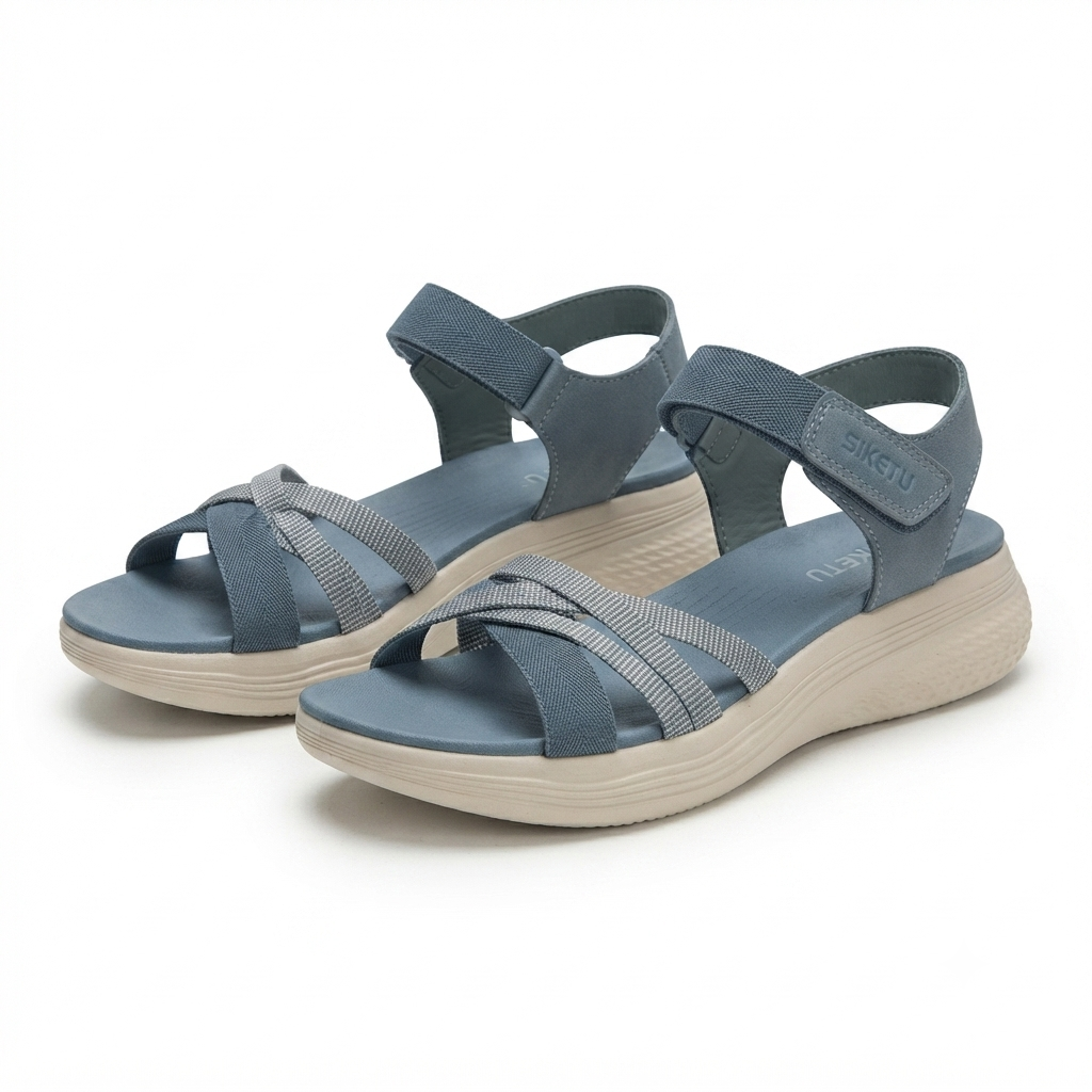 Yueli Velcro Comfort Summer Sandals