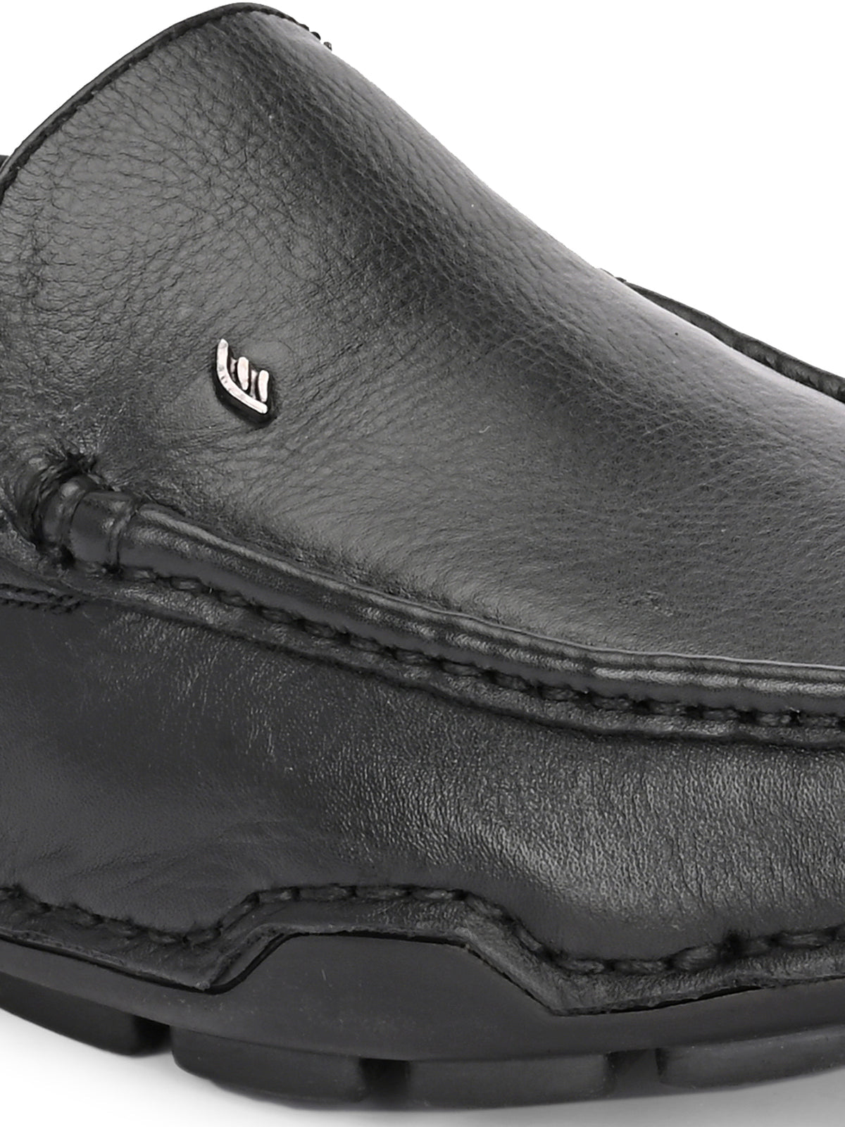 Clyde Leather Back Elastic Cushioned Loafers
