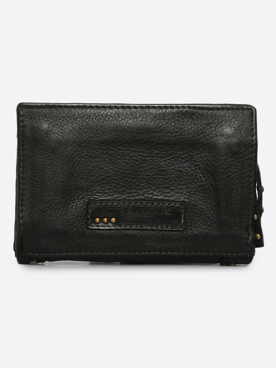 Lucca: Leather Studded Small Wallet