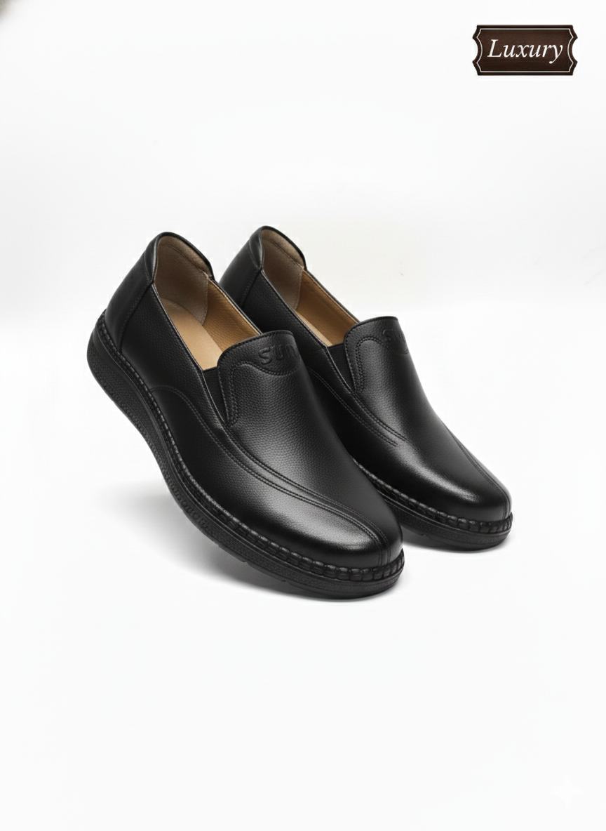 Hilary Premium Leather Cushioned Loafers - The Heels India