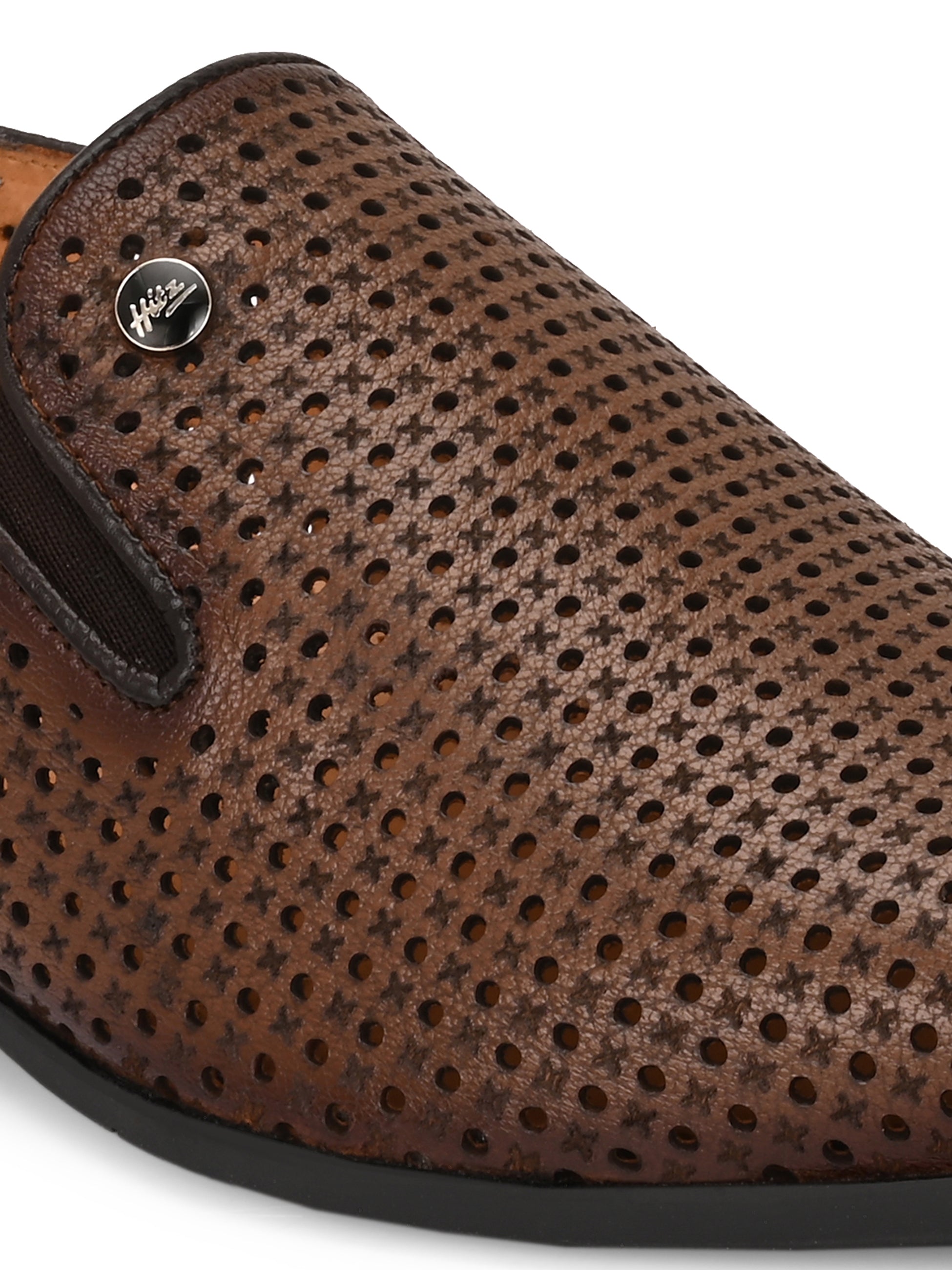 Kyros Perforated Leather Mocassins HT