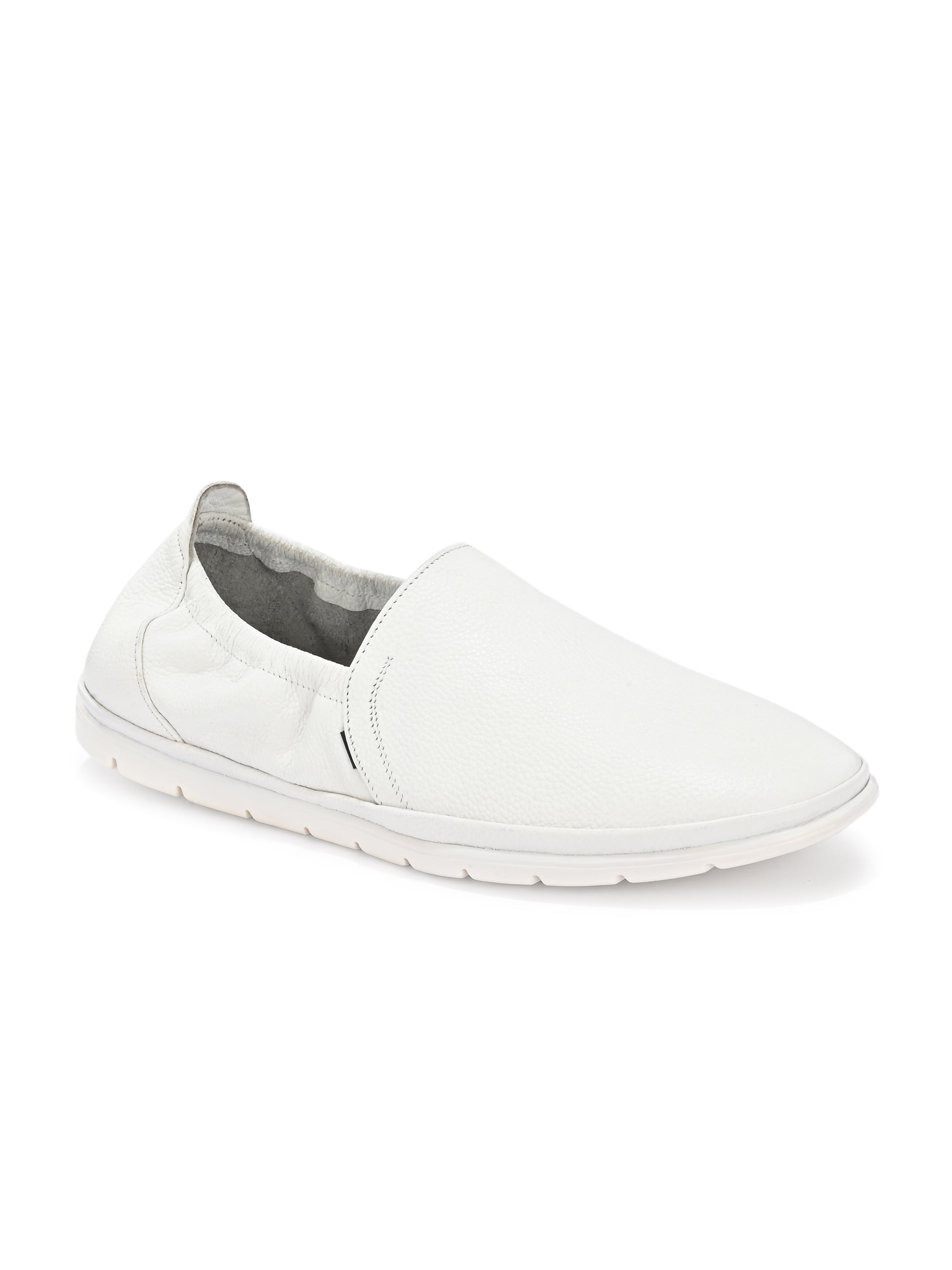 Urban Leather Back Elastic Slip Ons
