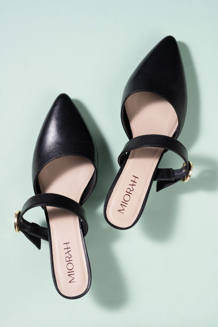 ENCHANT Premium Leather Kitten Heels - The Heels India