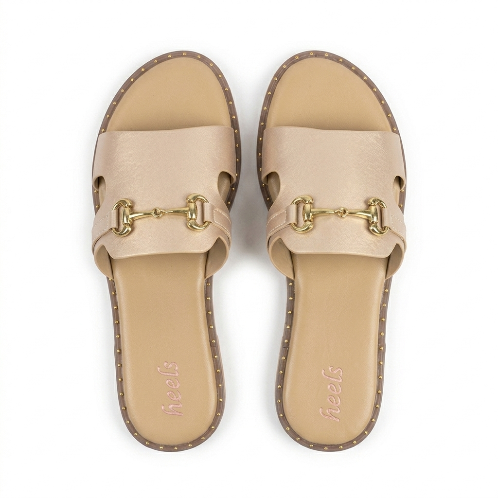 Fenny Cushioned Buckled Summer Sliders