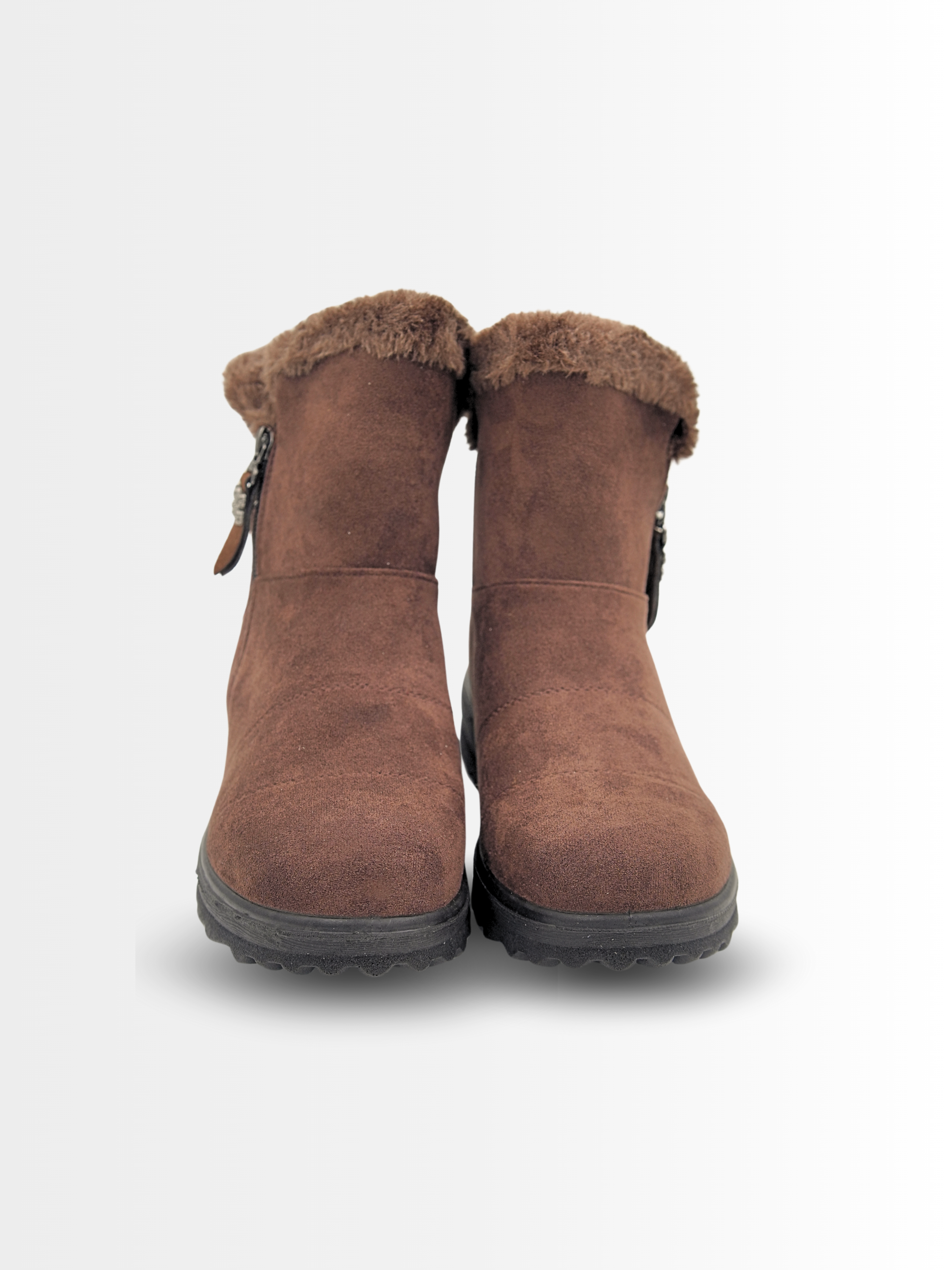 Blaire Suede Ankle Fur Boots