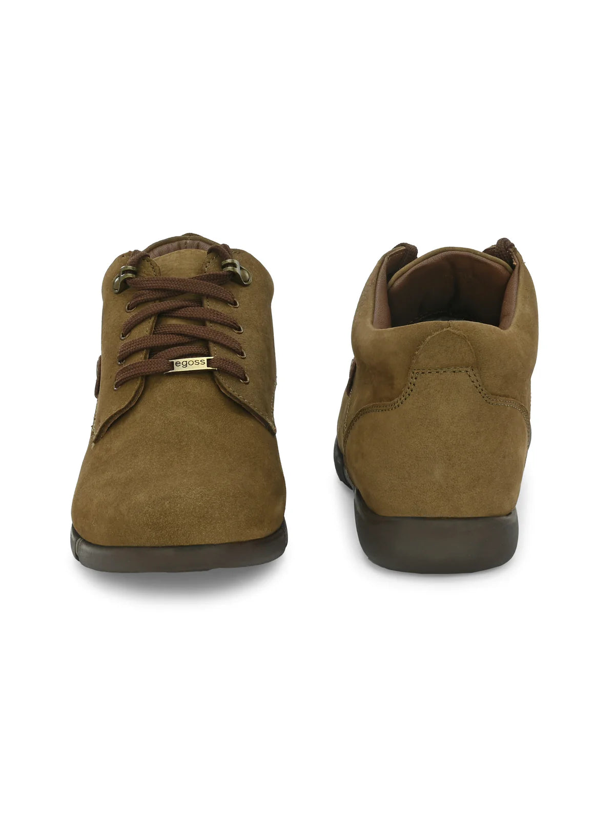 Leonard Leather Rugged Ankle Lace Boots