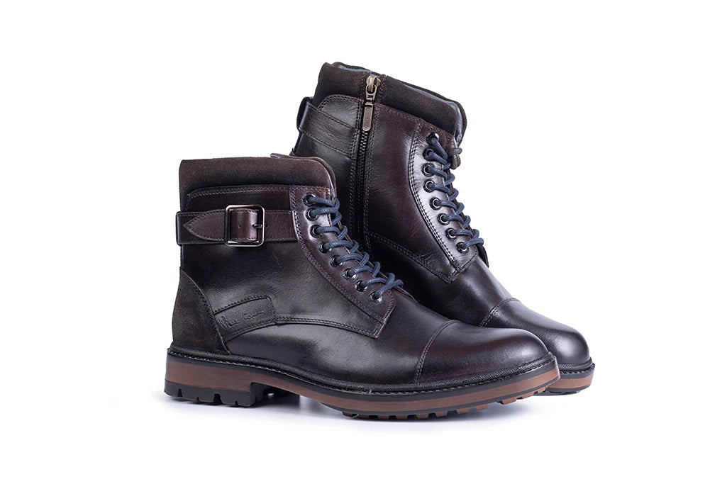 Hudson Leather Lace Up Boots
