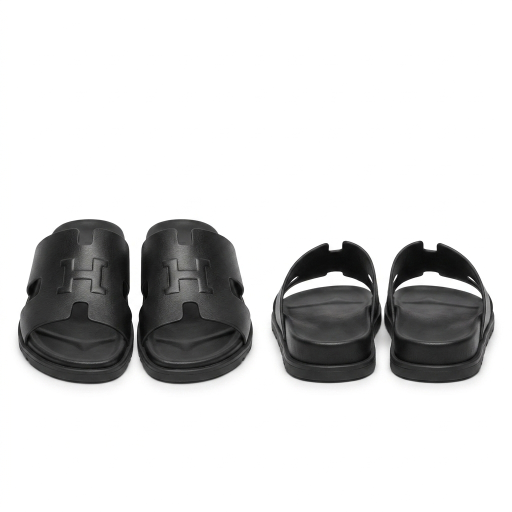 Morgan Premium Leather Sliders