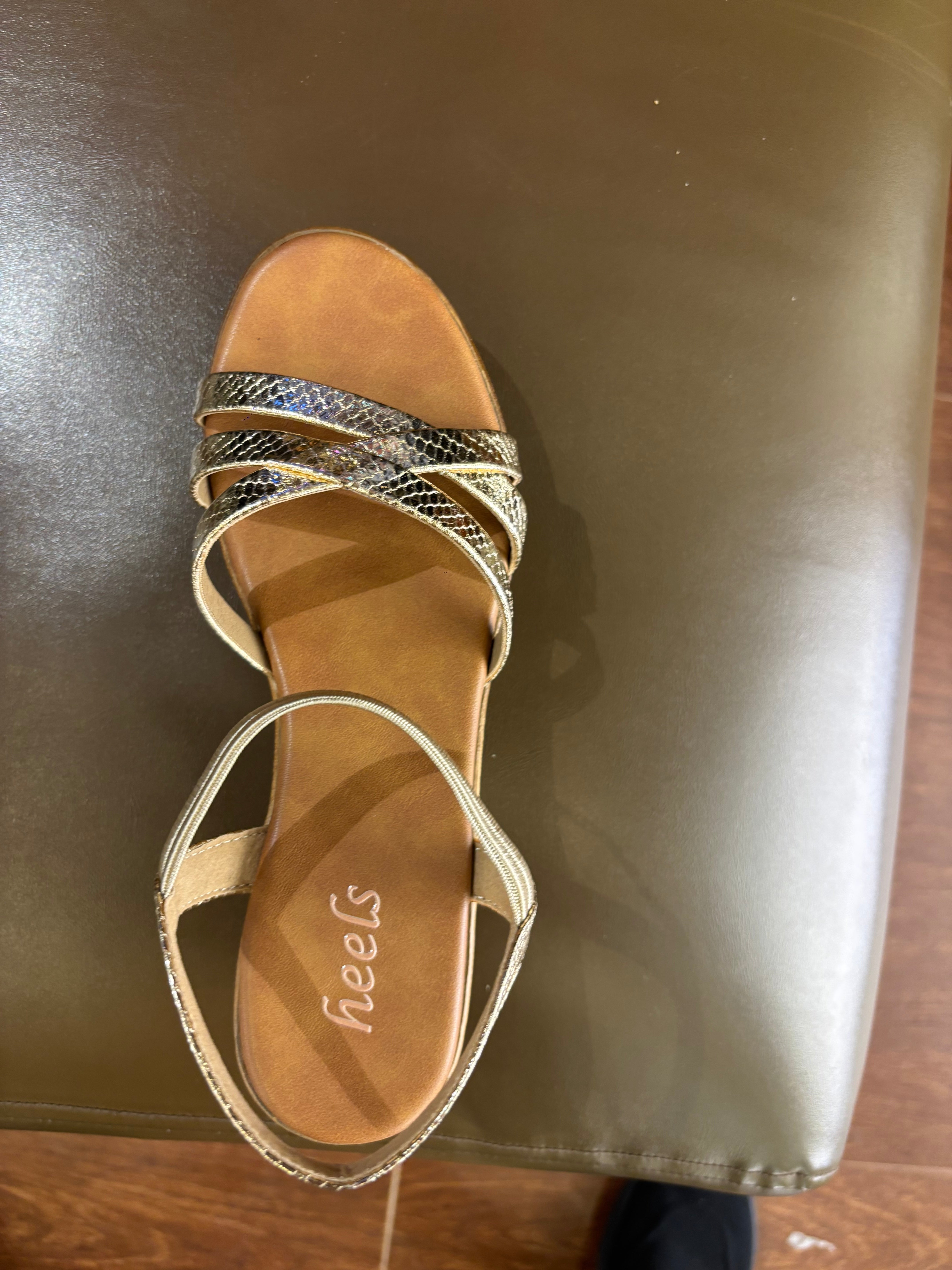 Lea Lightweight Peep Toe Wedge Platform Sandals