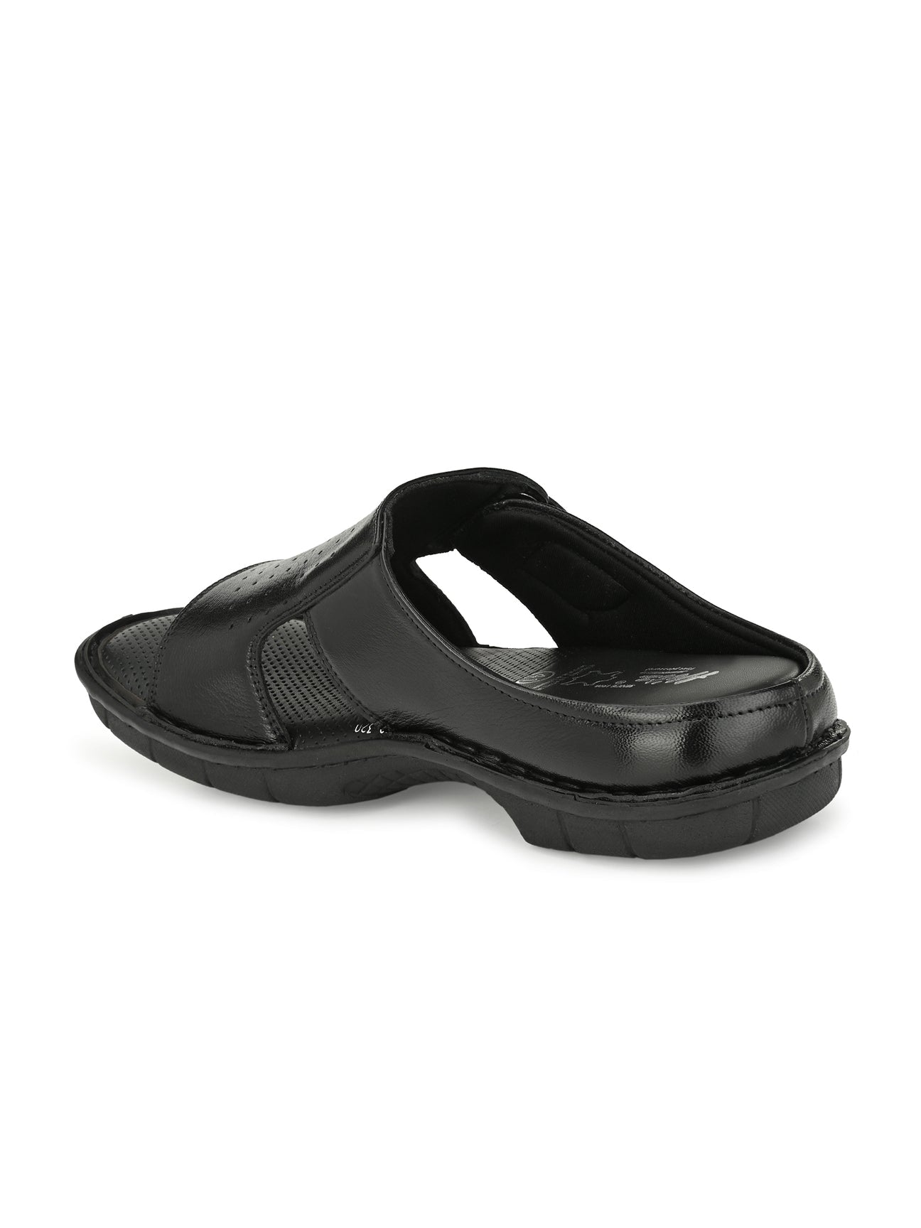 Declan Leather Velcro Cushion Slippers - The Heels India