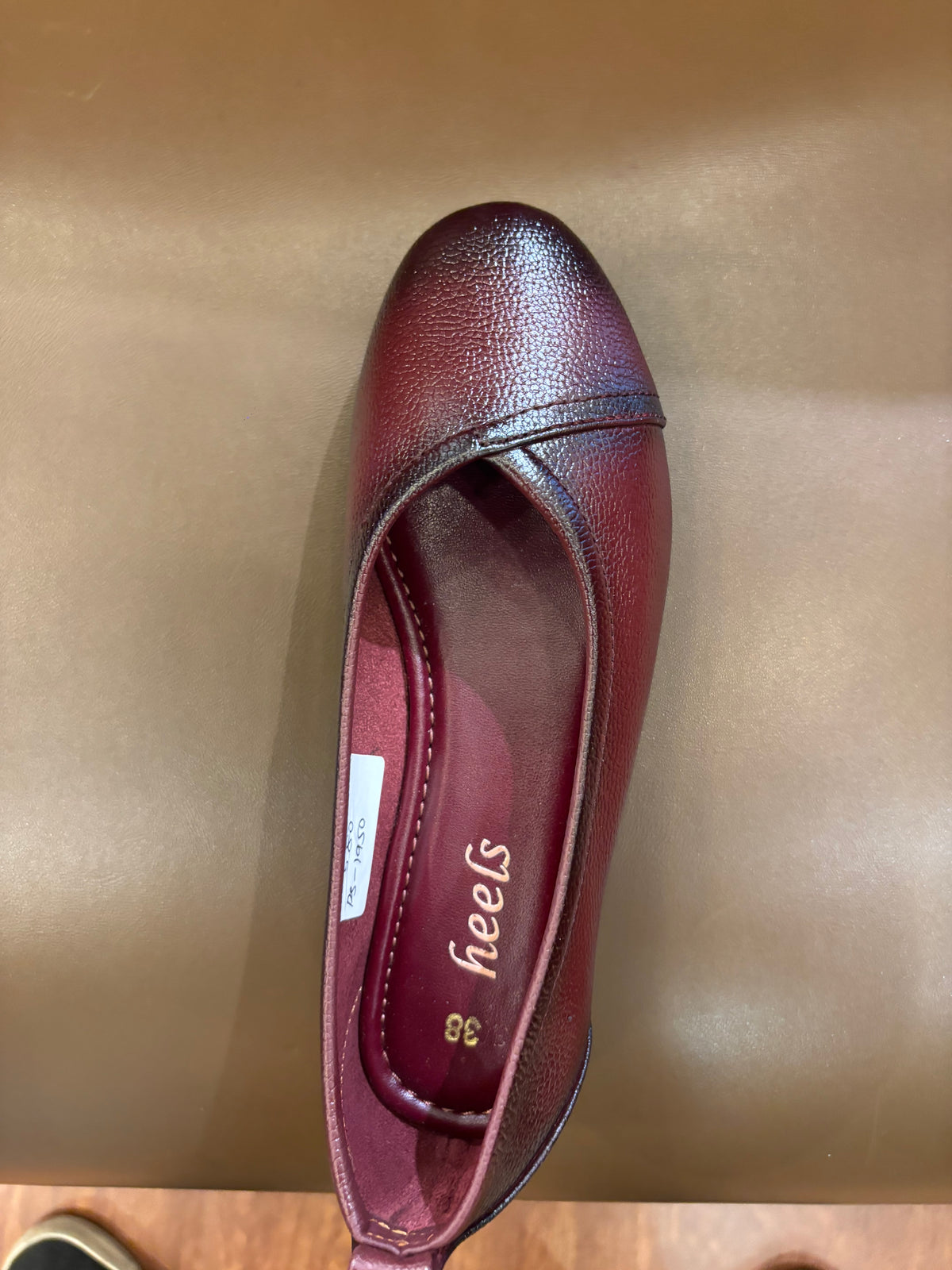 Kyra Leather Stitch Classic Flat Ballerinas