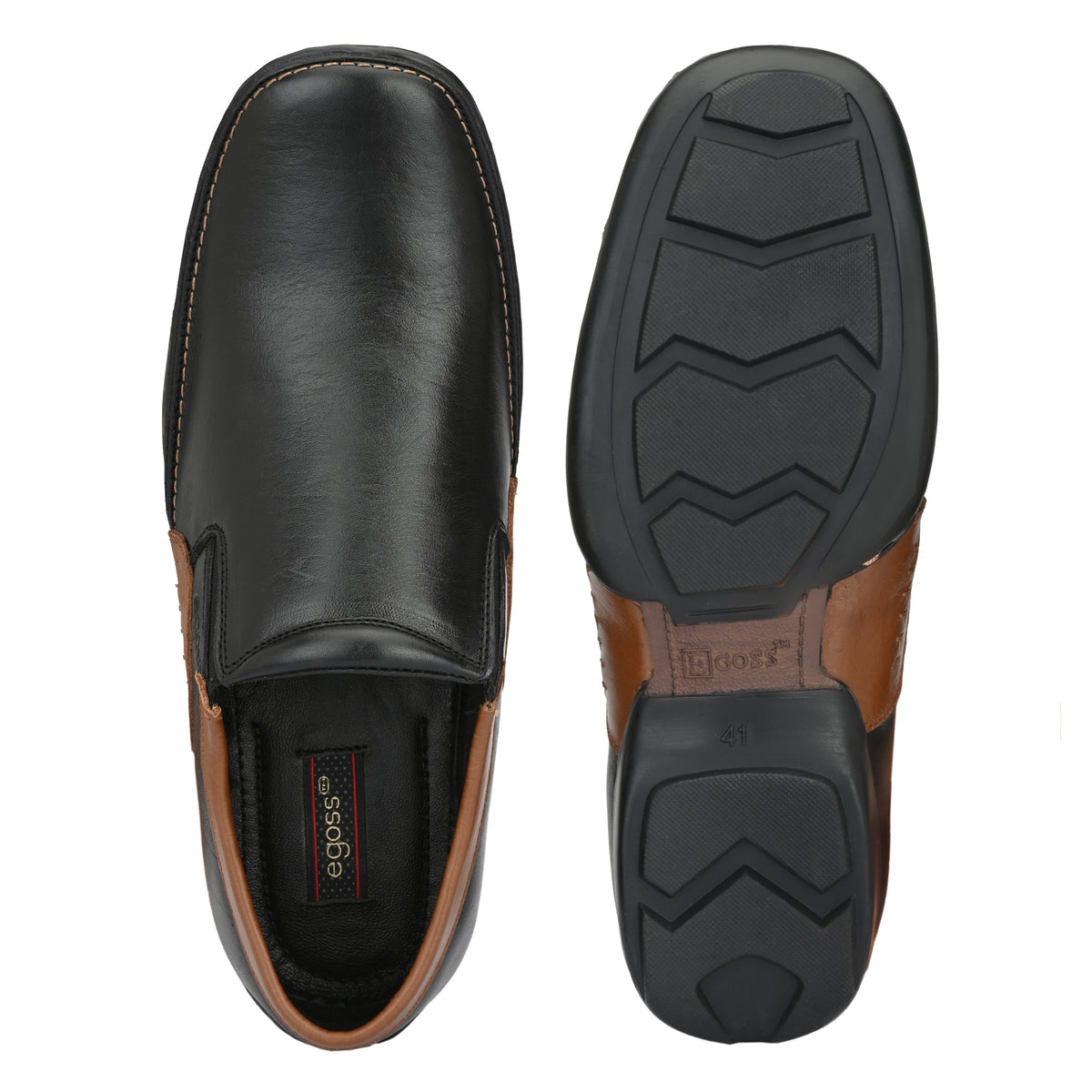 Warren Leather Broad Fit Casual Loafers