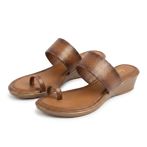 Welma Thumb Strap Leather Summer Slippers