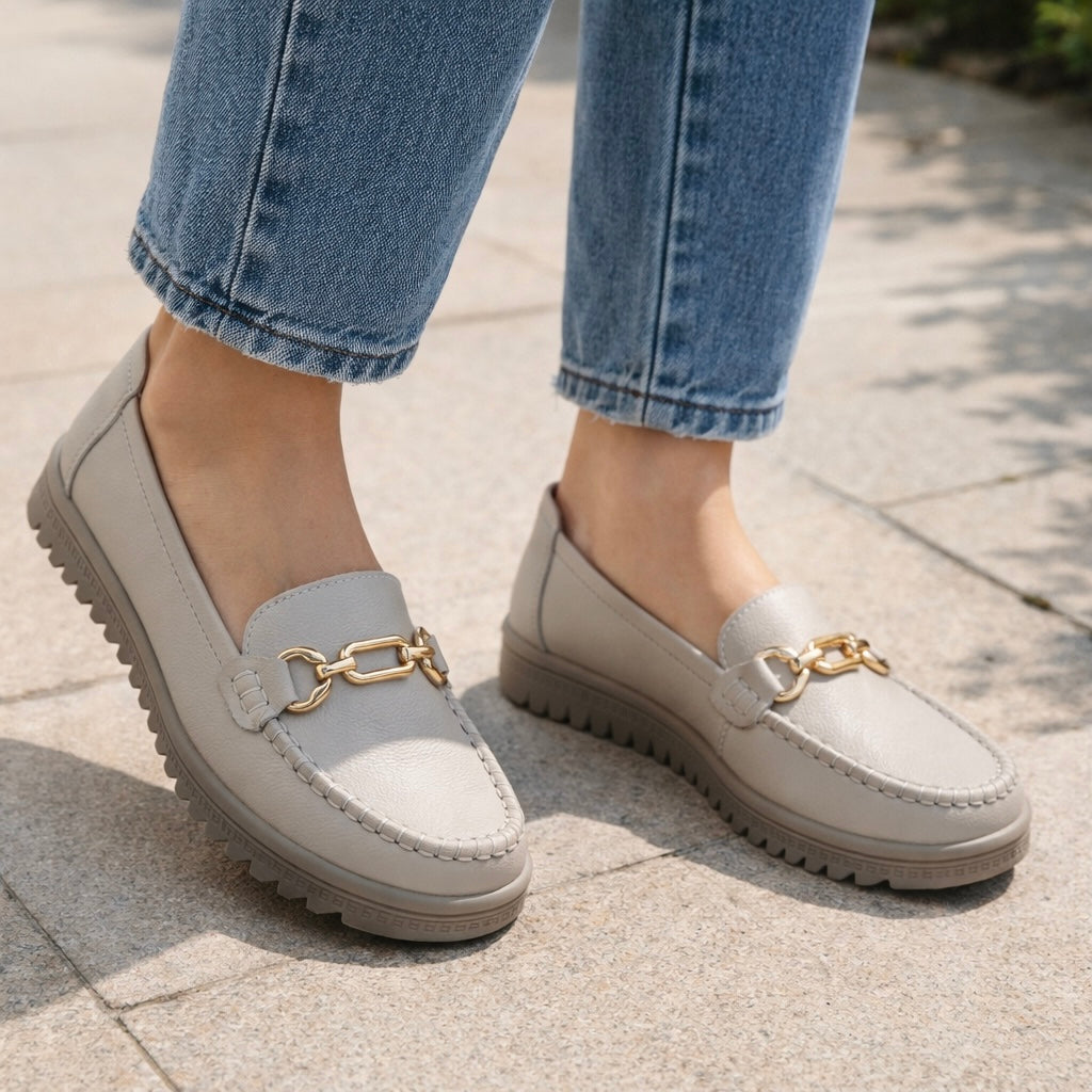 Elise Comfort Cushioned Flexi Loafers - The Heels India