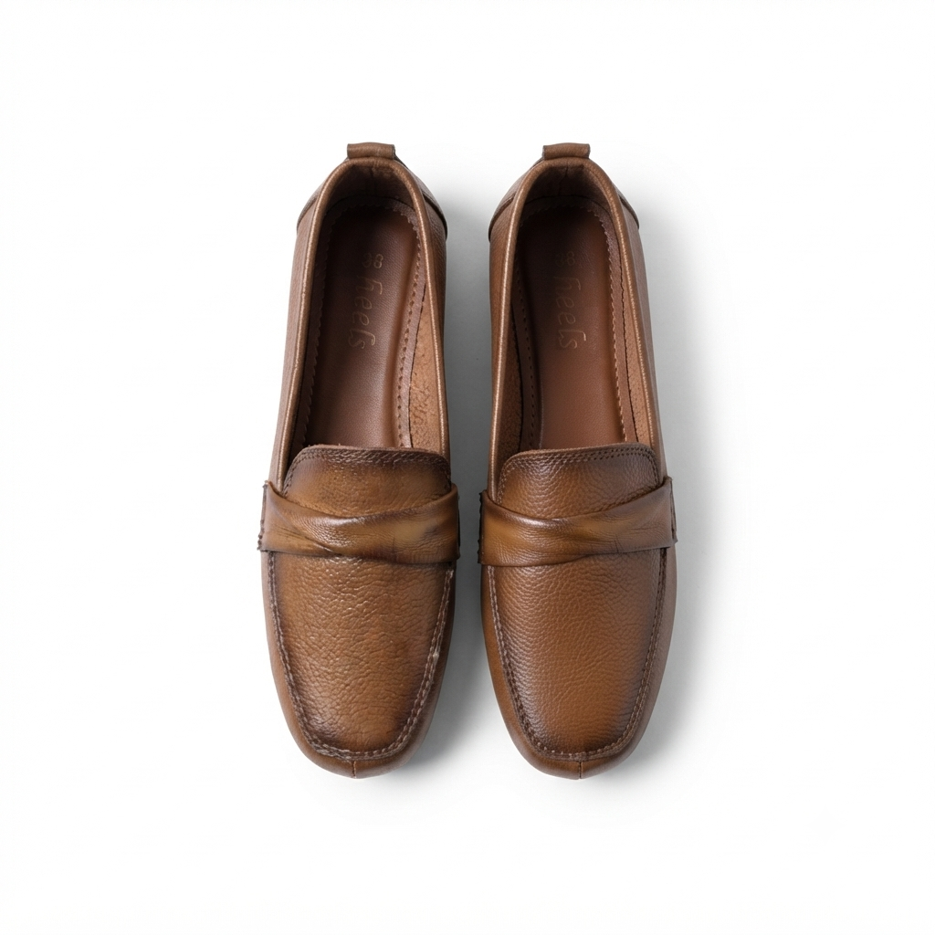 Swirl Classic Leather Loafers