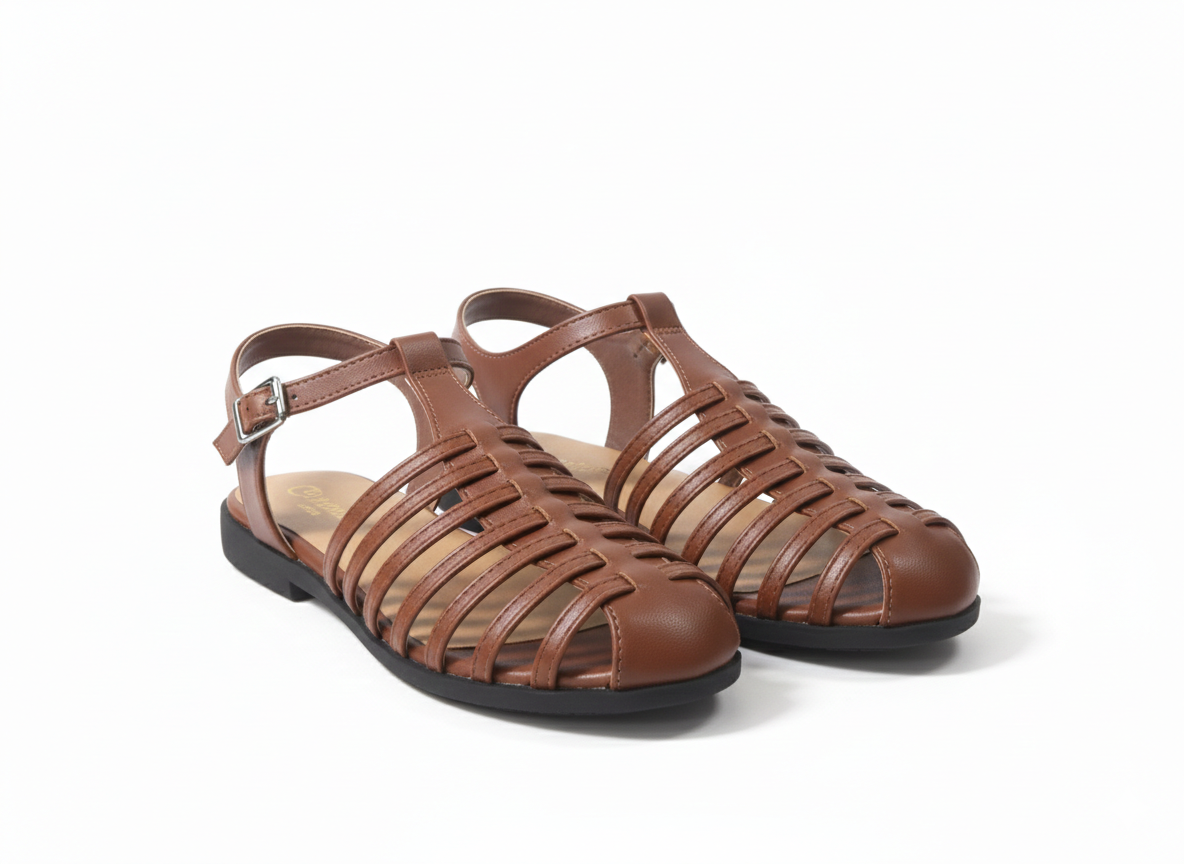 Kiera Fishermen Ankle Strap Summer Sandals - The Heels India