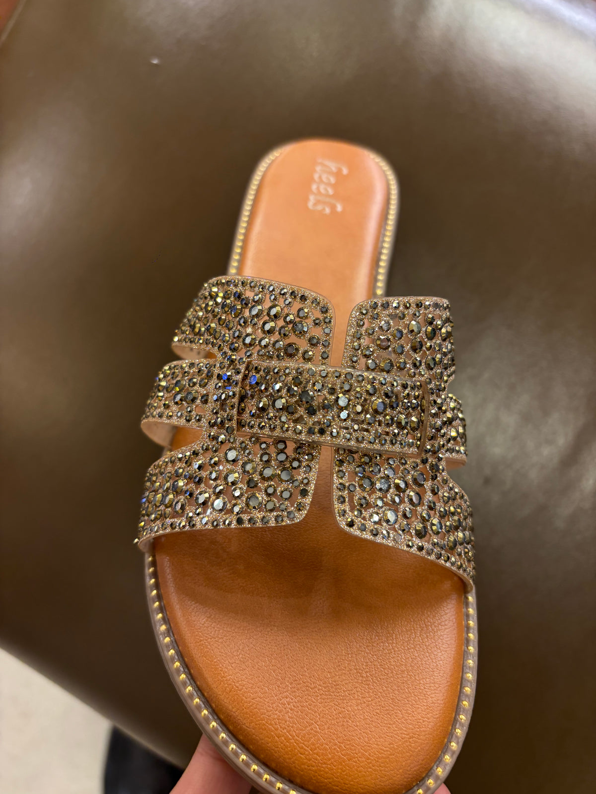 Frosta Bling Cushioned Sliders