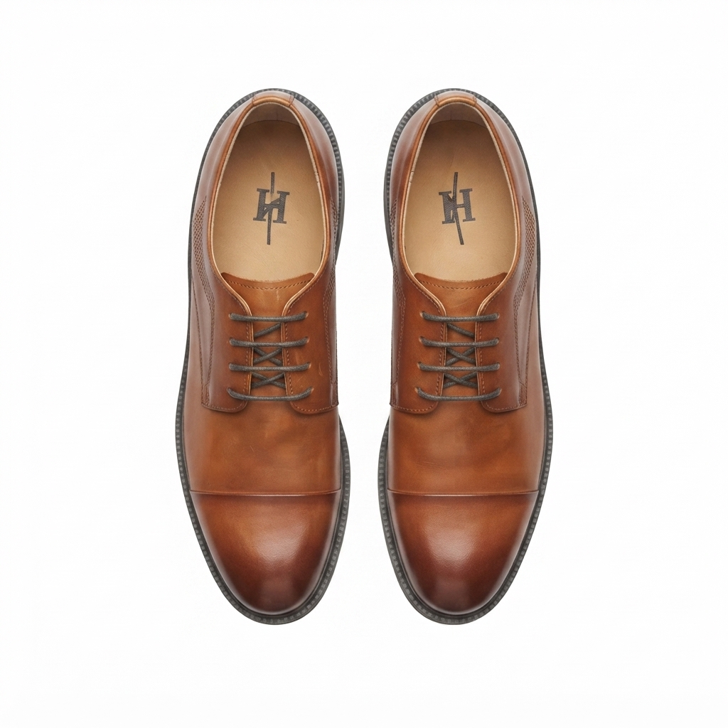Larsen Premium Leather Lite Formal Lace Up Oxfords