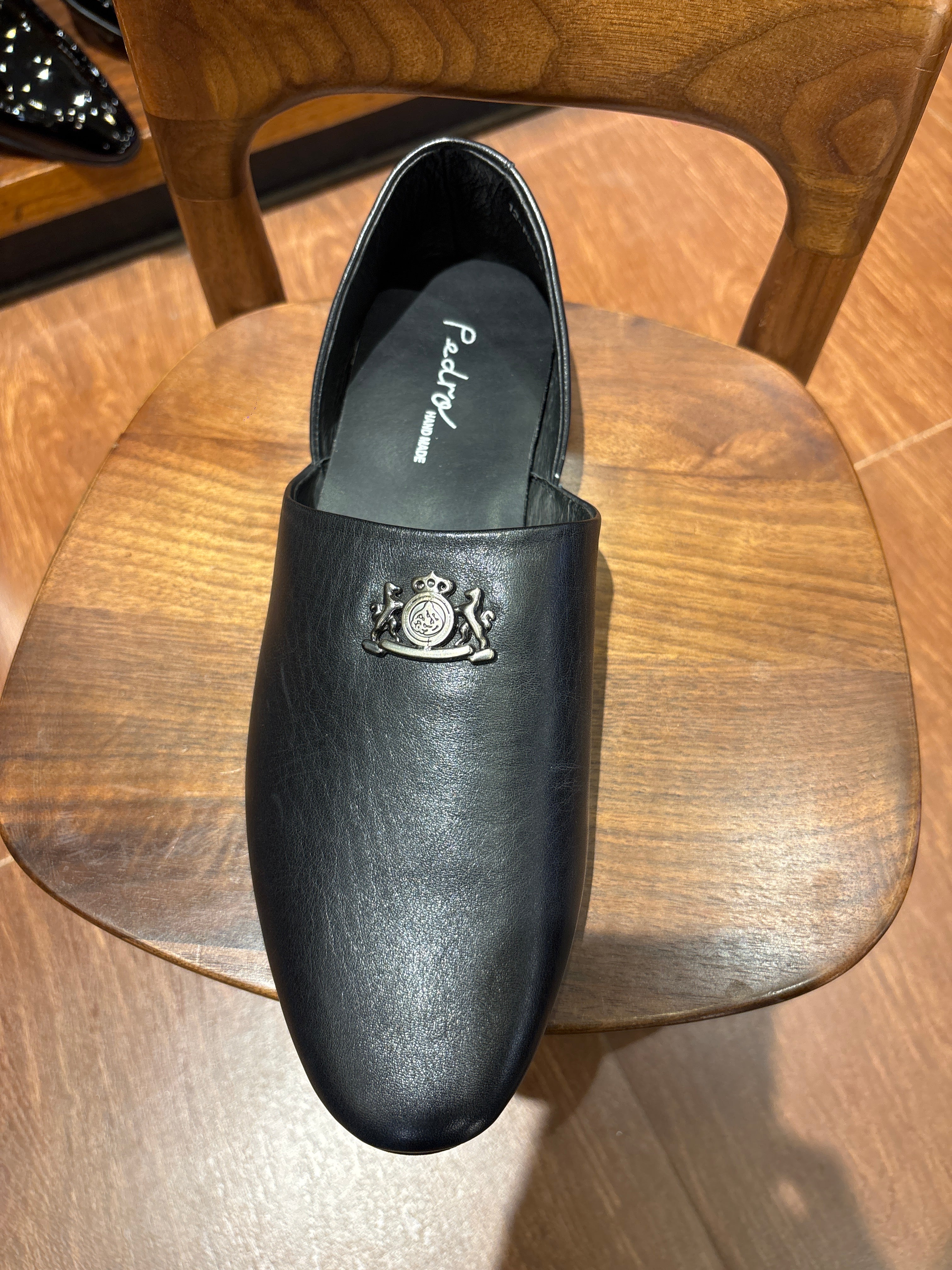 Chester Premium Leather Ethnic Slip-ons - The Heels India