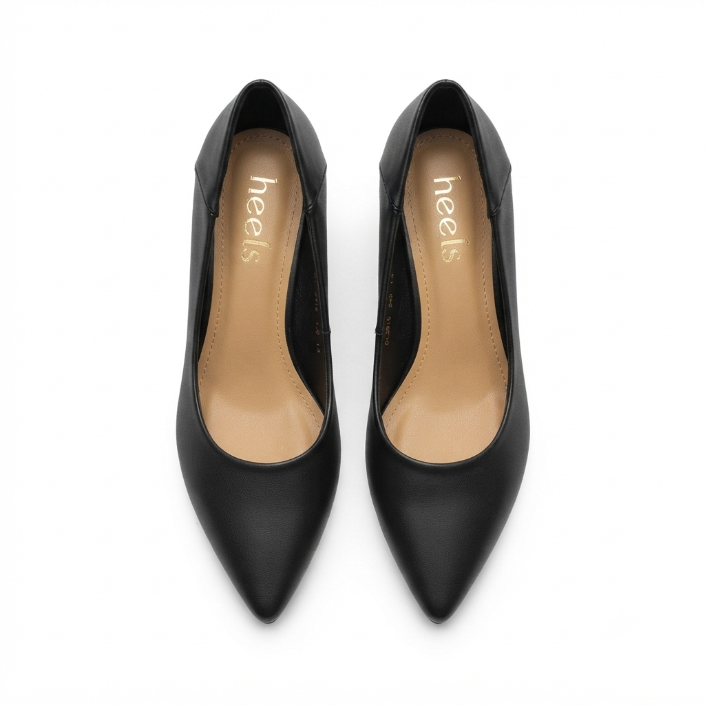 Emma 2.0 Premium Leather Kitten Heel Pumps